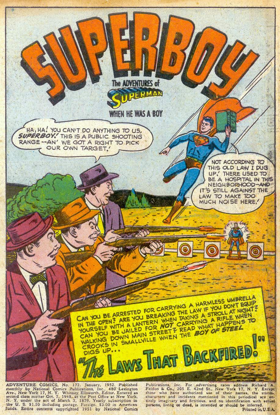 Adventure Comics (1938) issue 172 - Page 3