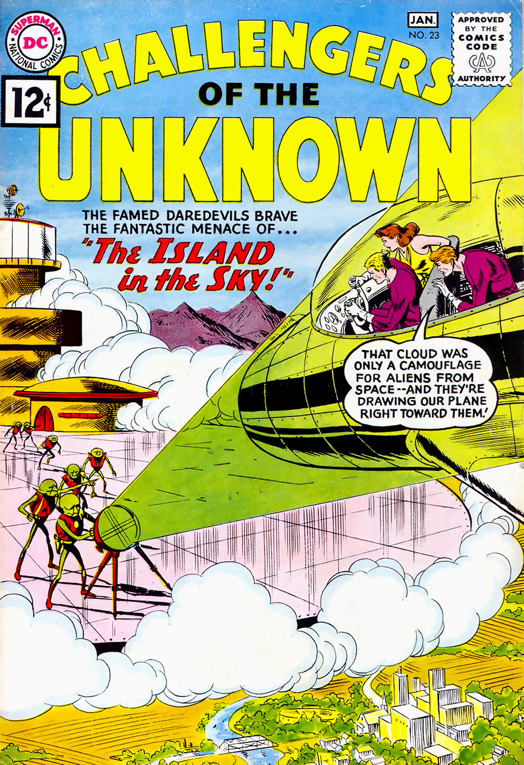 Read online Challengers of the Unknown (1958) comic -  Issue #23 - 1