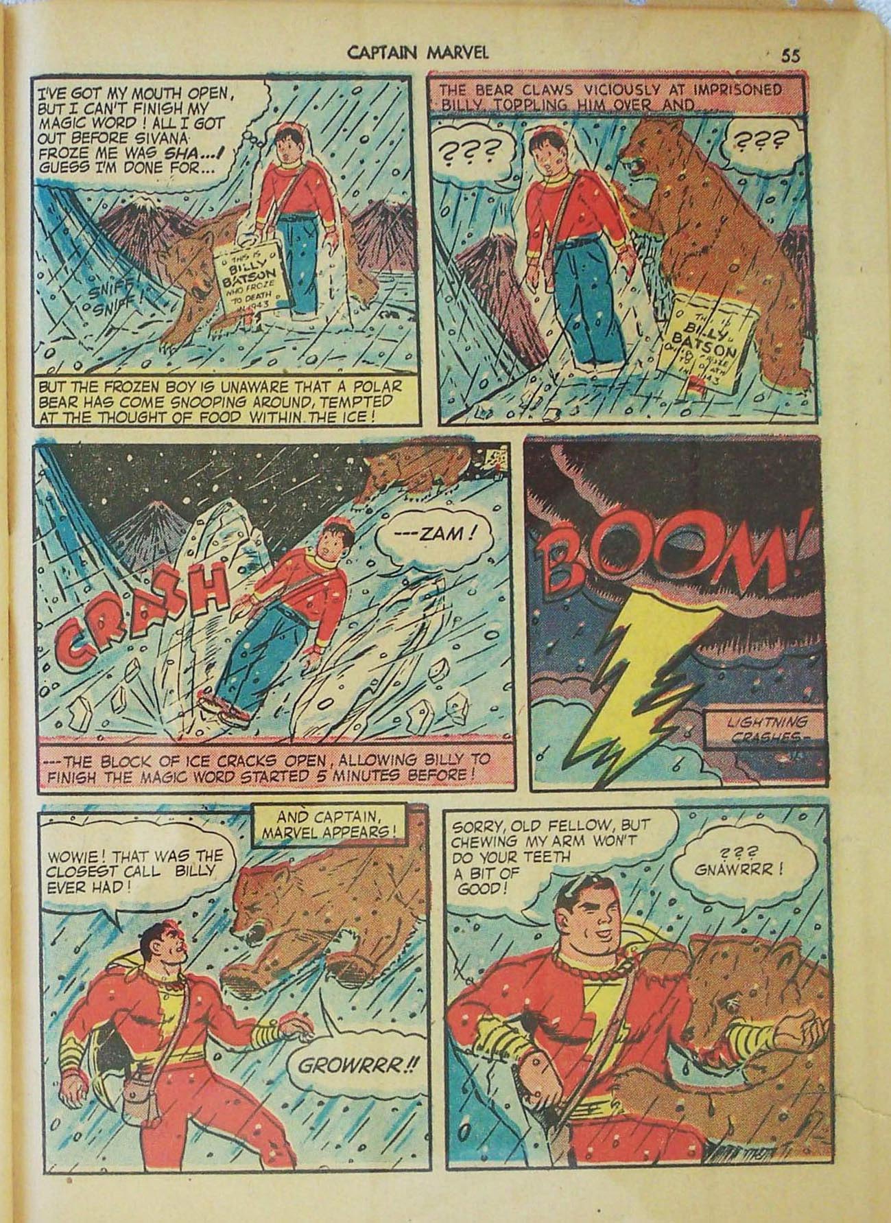 Read online Captain Marvel Adventures comic -  Issue #26 - 56
