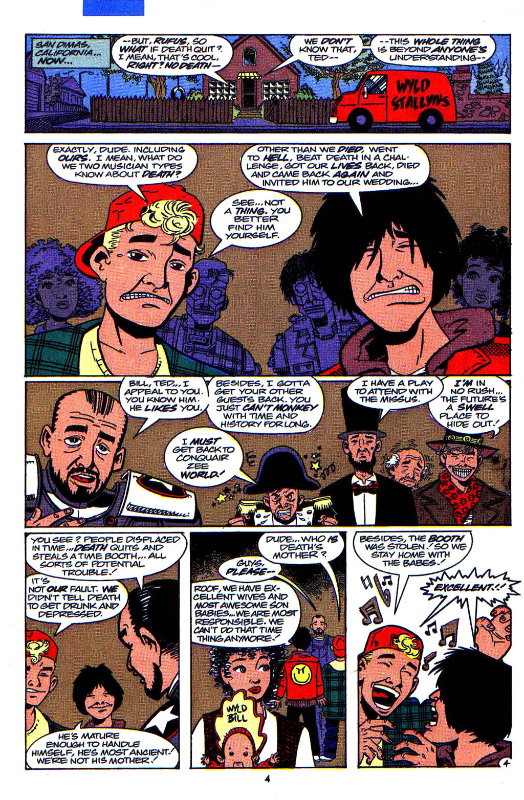 Read online Bill & Ted's Excellent Comic Book comic -  Issue #2 - 5