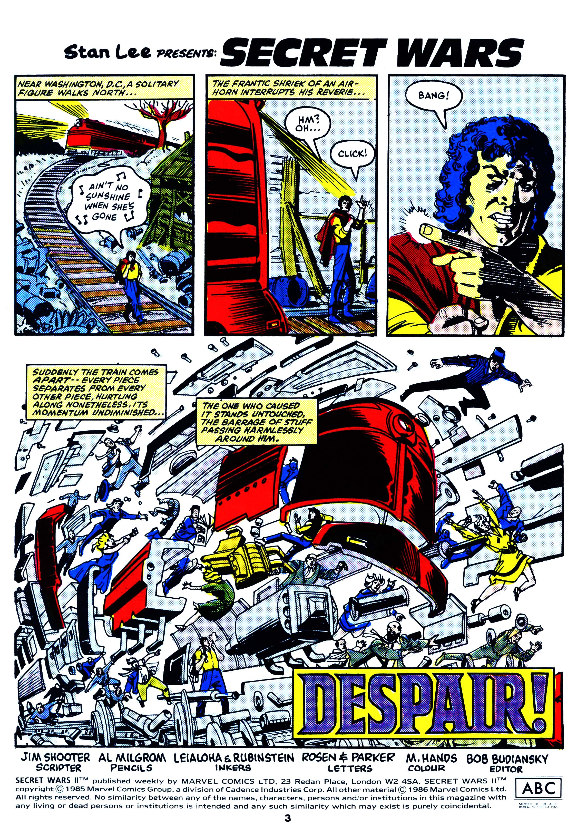 Read online Secret Wars (1985) comic -  Issue #60 - 3
