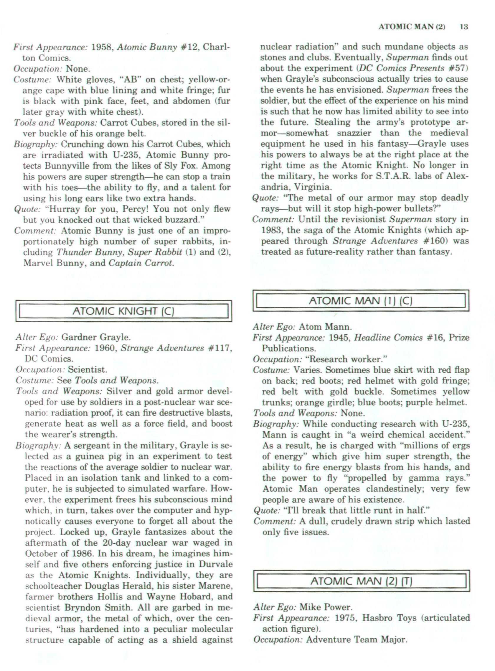 Read online The Encyclopedia of Superheroes comic -  Issue # TPB (Part 1) - 23