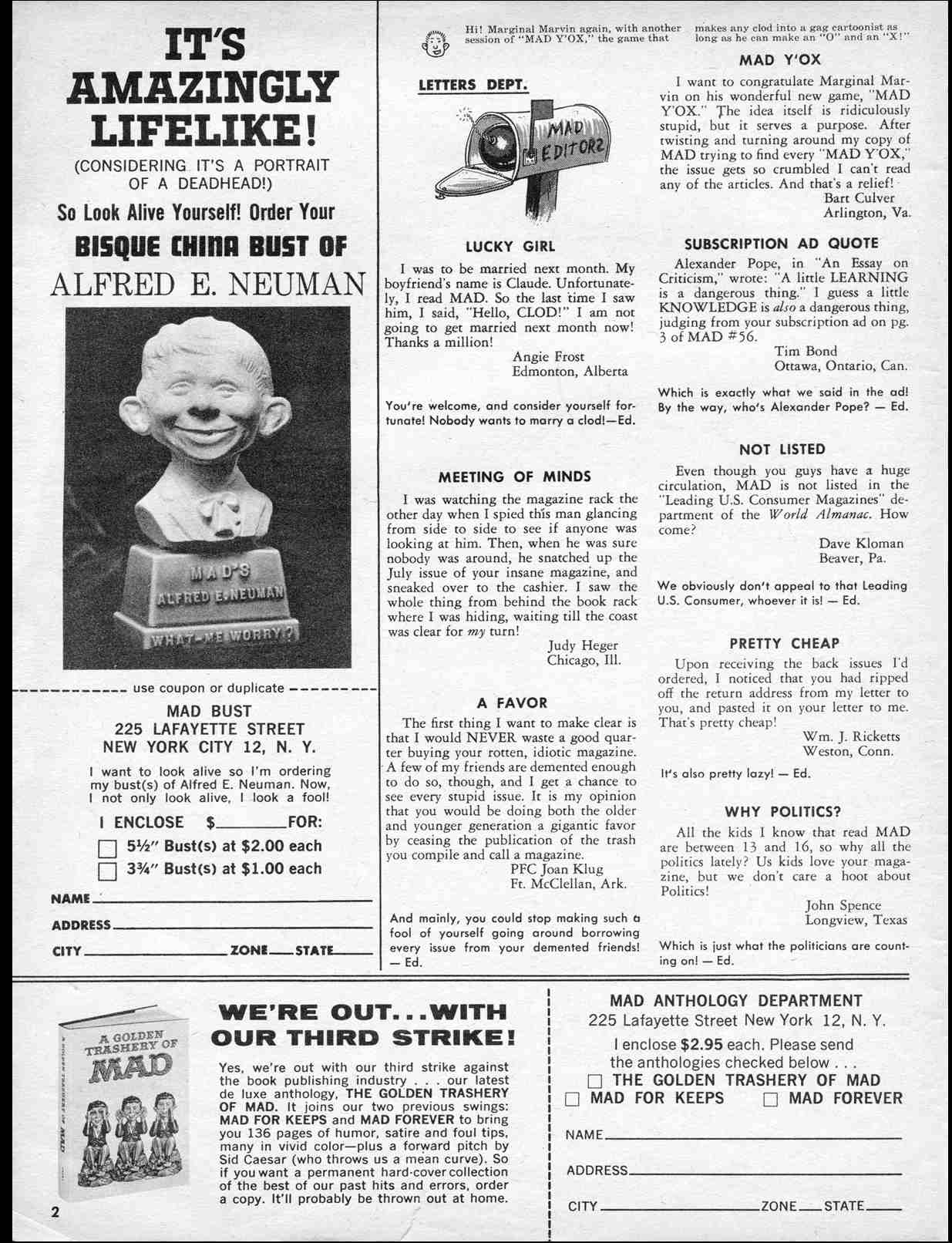 Read online MAD comic -  Issue #58 - 4