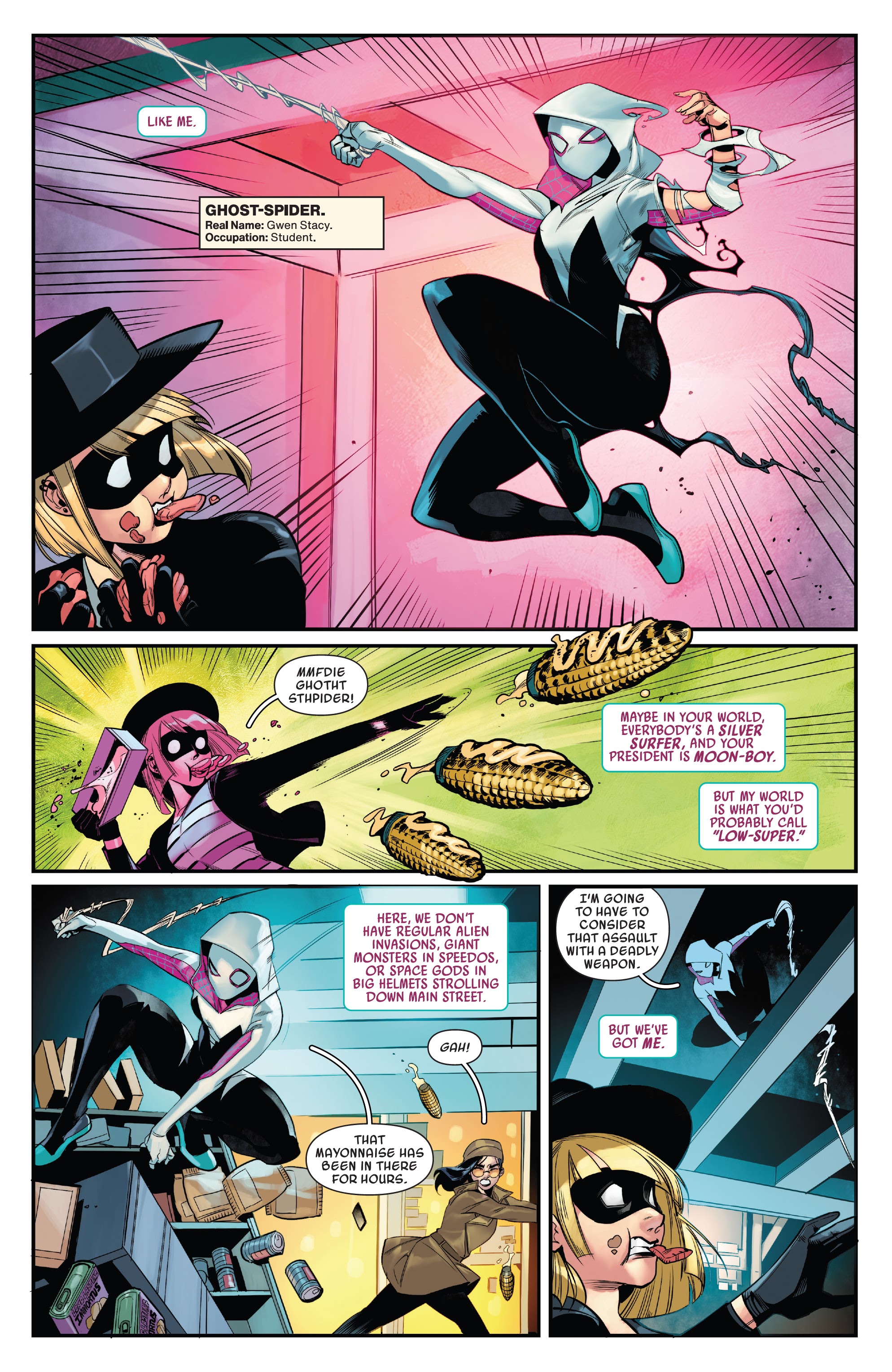Read online Spider-Gwen: Gwenverse comic -  Issue #1 - 4