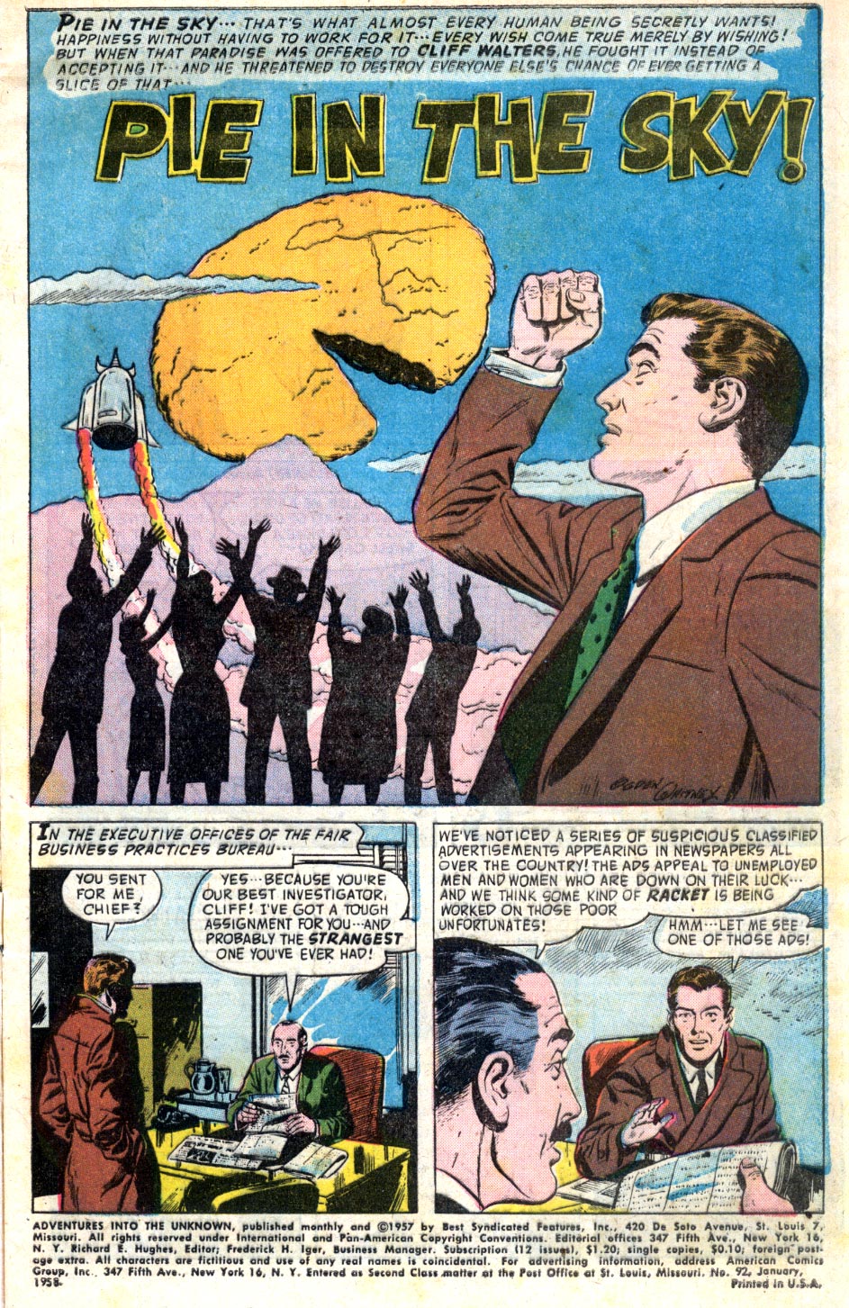Read online Adventures Into The Unknown comic -  Issue #92 - 3