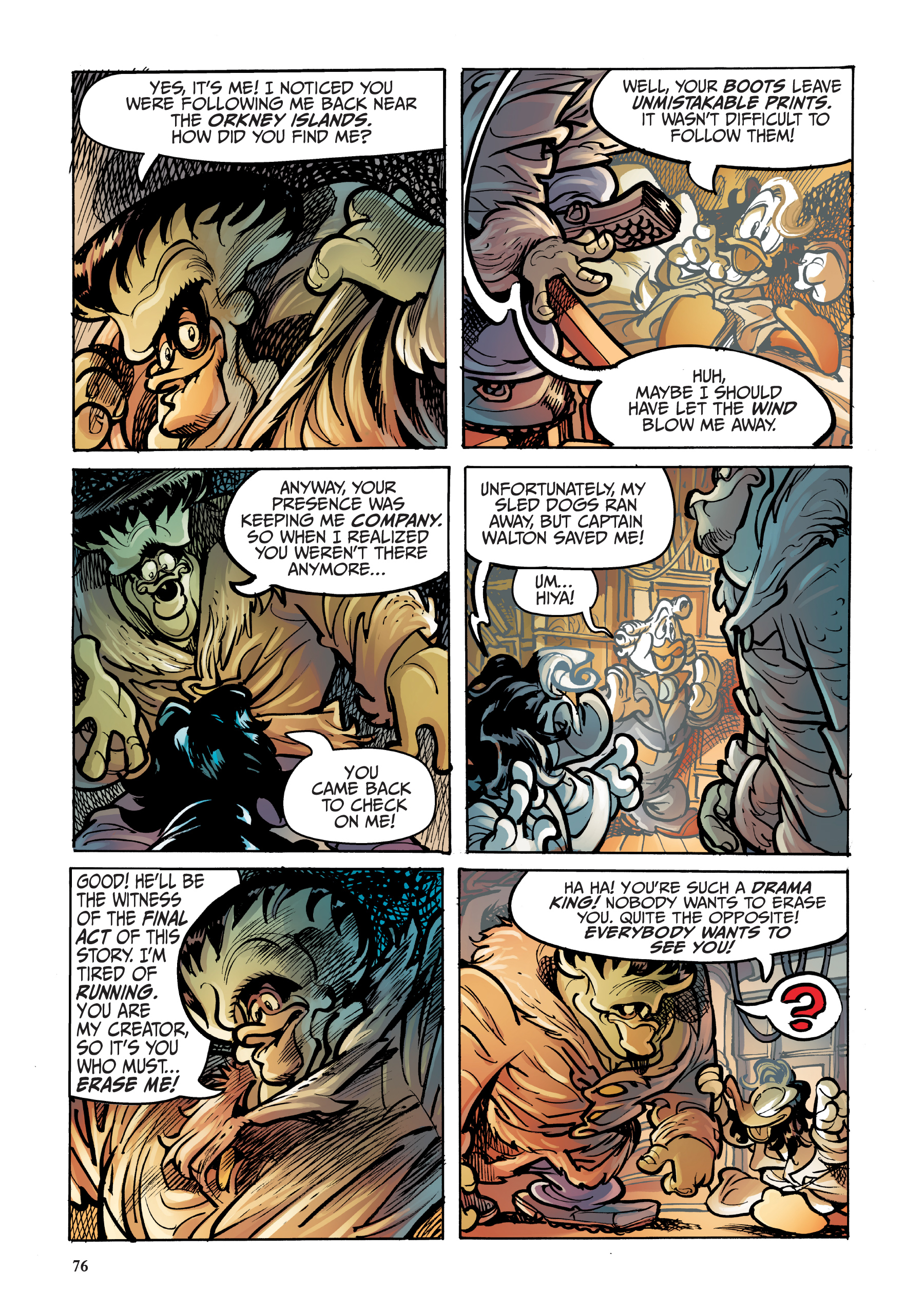 Read online Disney Frankenstein, Starring Donald Duck comic -  Issue # TPB - 76