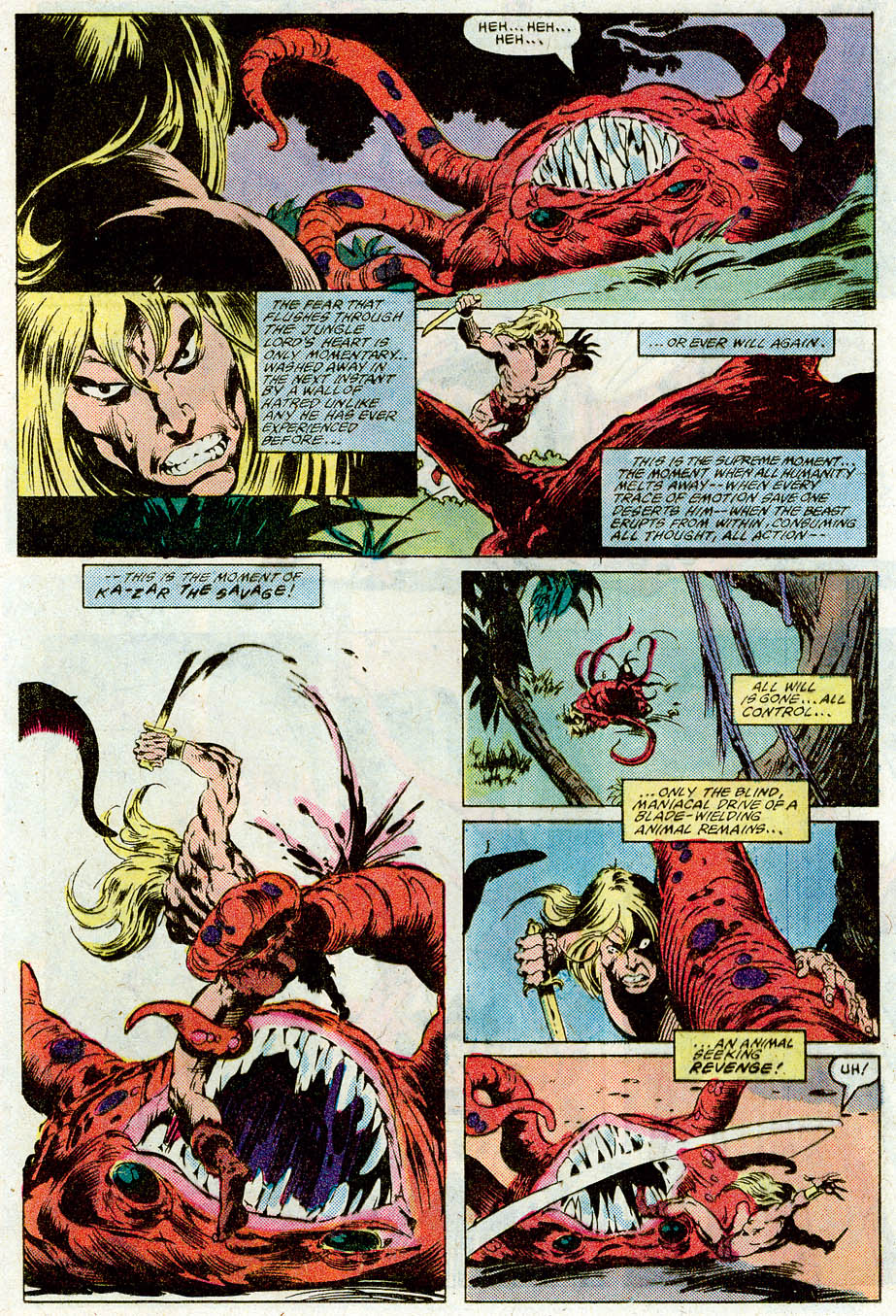 Read online Ka-Zar the Savage comic -  Issue #16 - 20