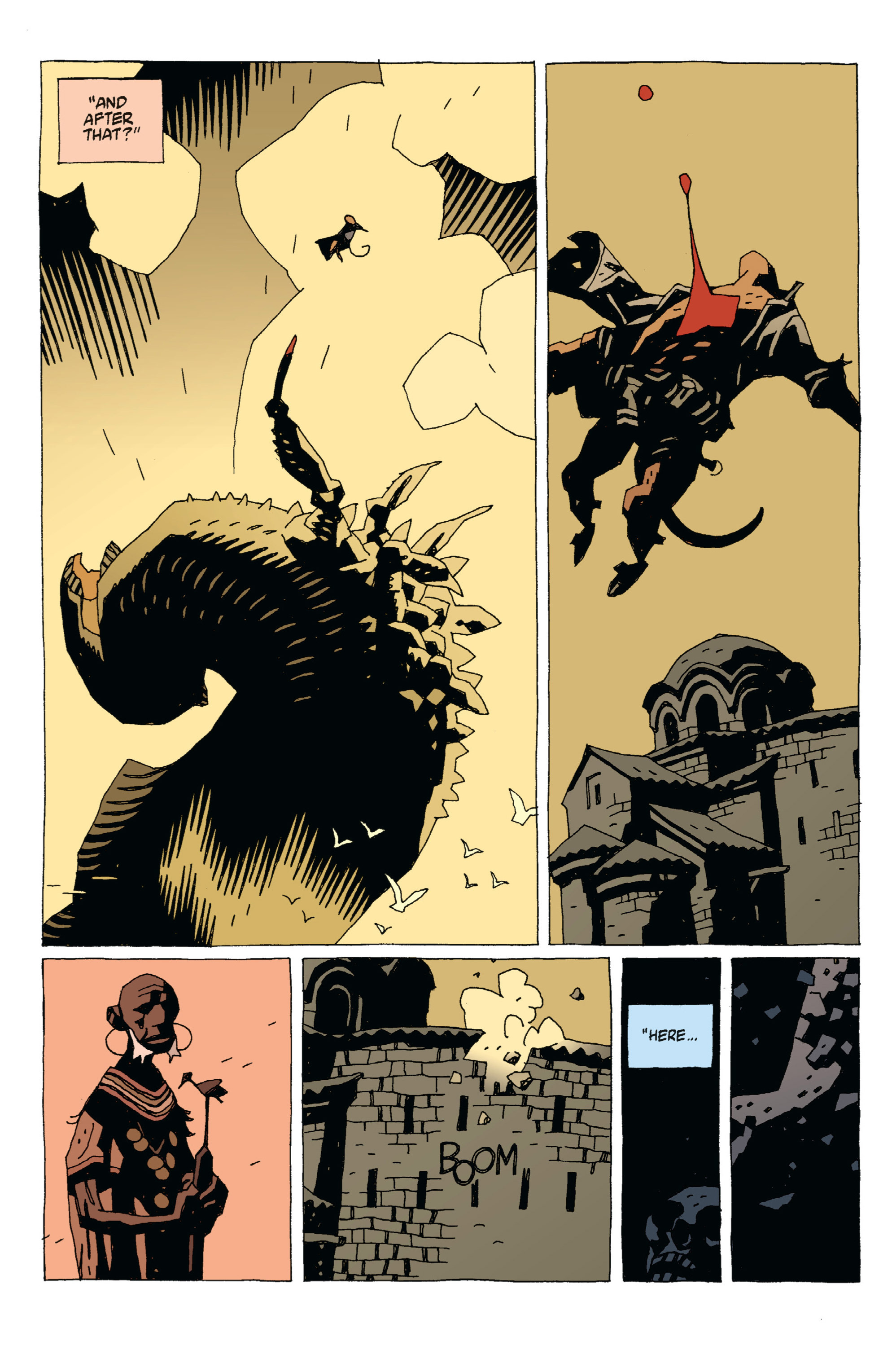 Read online Hellboy comic -  Issue #6 - 90