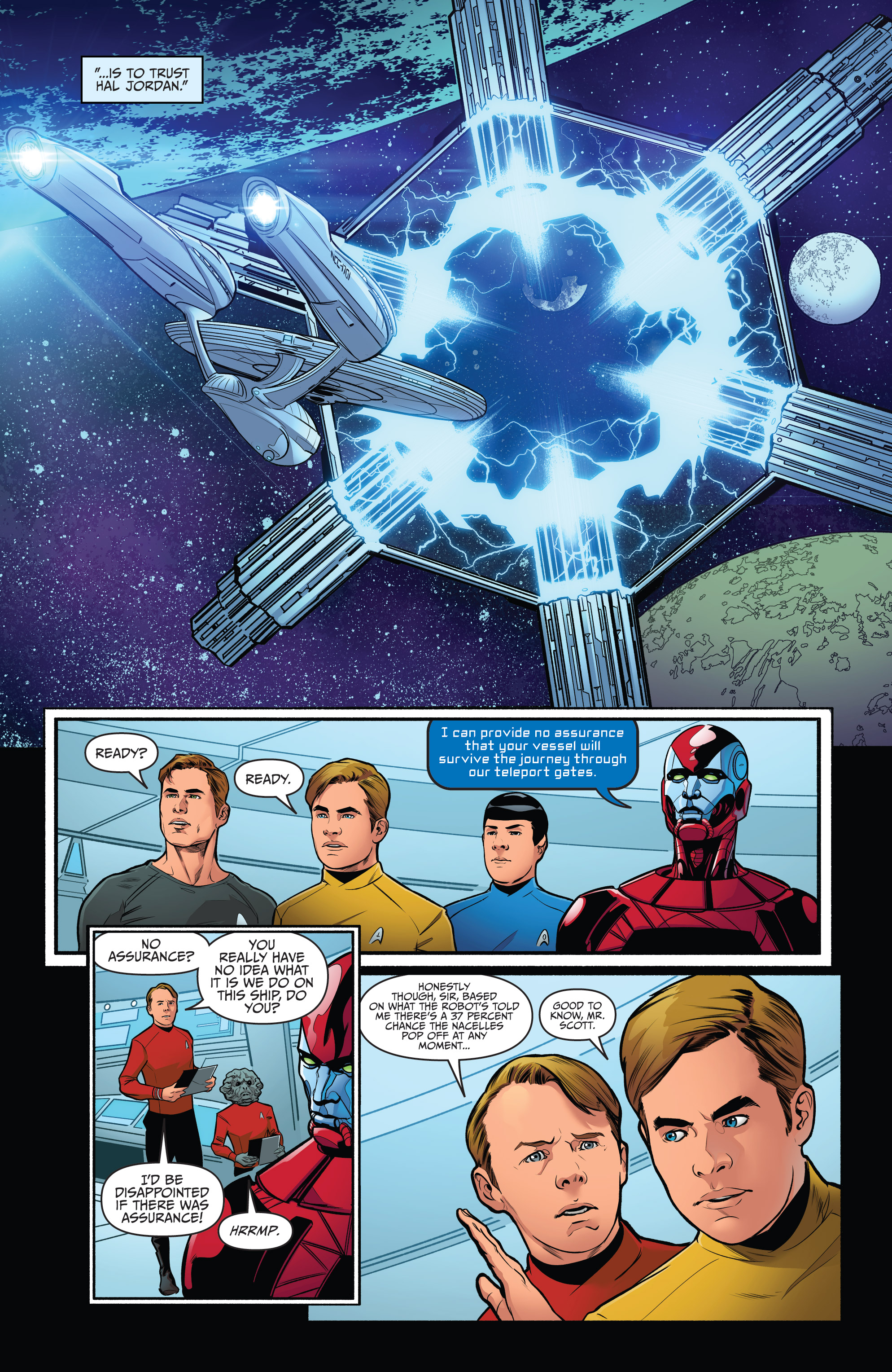 Read online Star Trek/Green Lantern (2016) comic -  Issue #5 - 4
