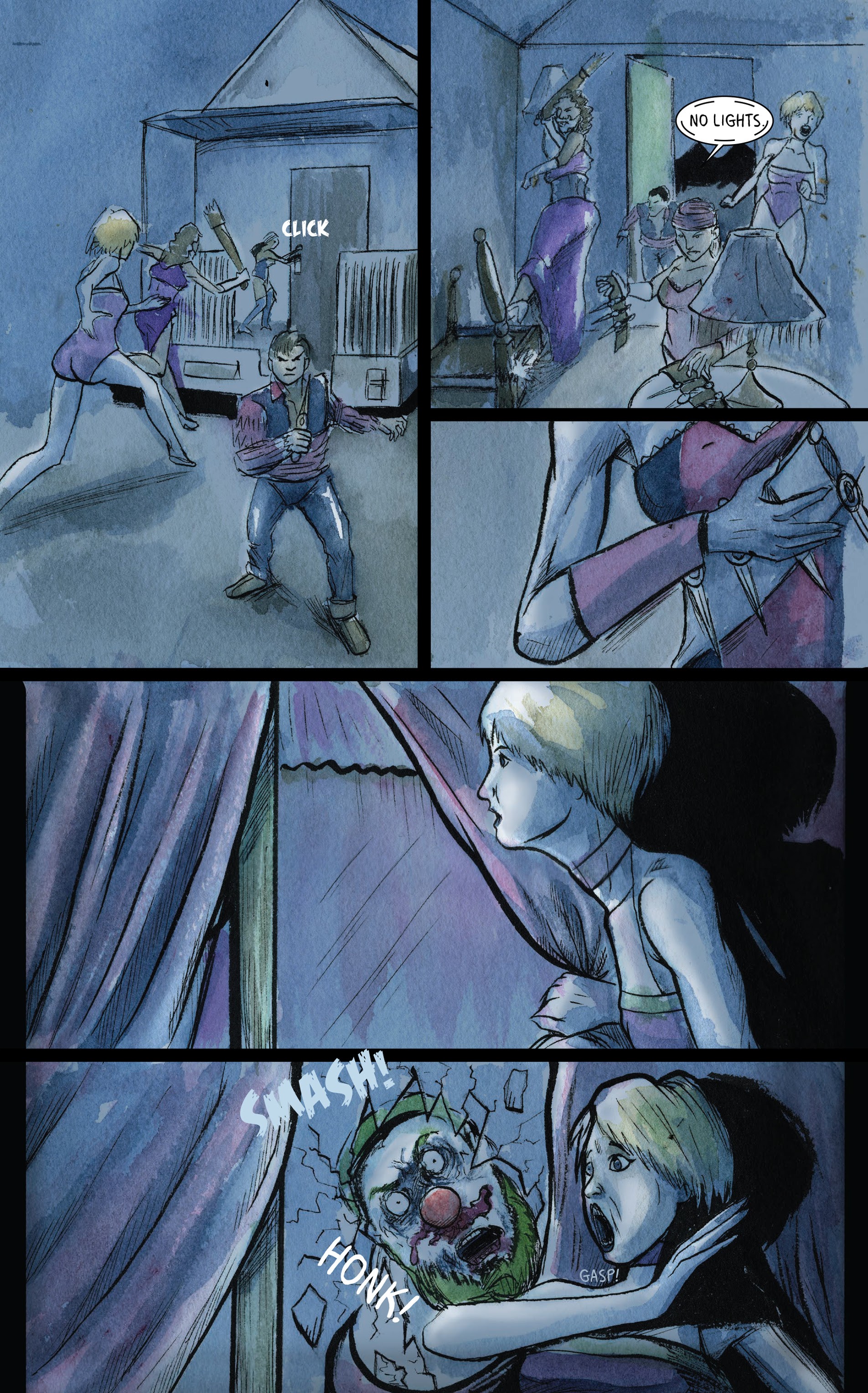 Read online Made Up: Zombie Clown Circus comic -  Issue # Full - 38