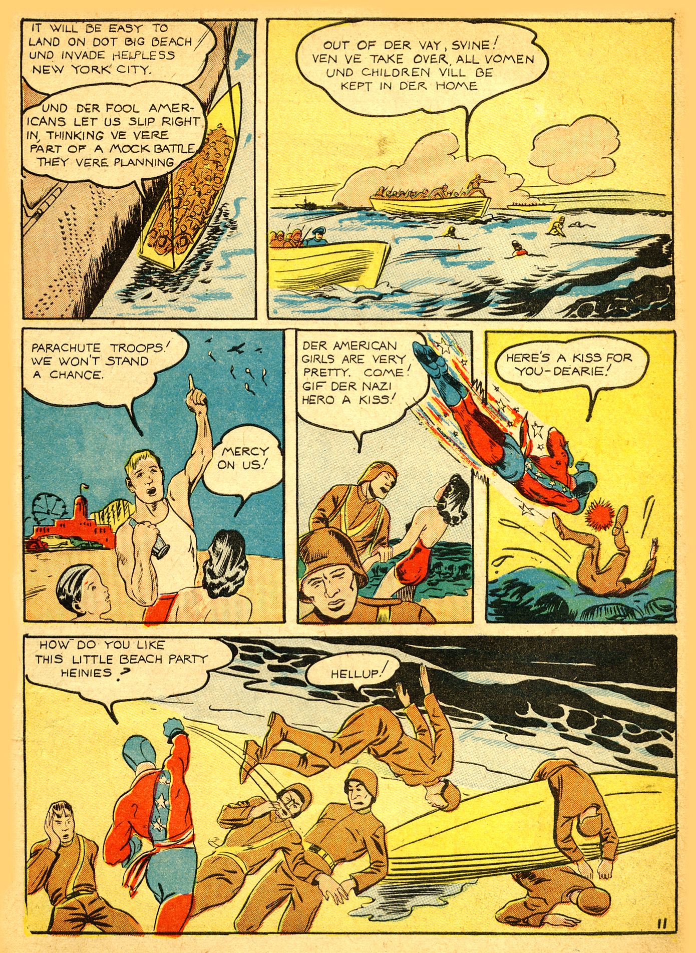 Read online Our Flag Comics comic -  Issue #2 - 12