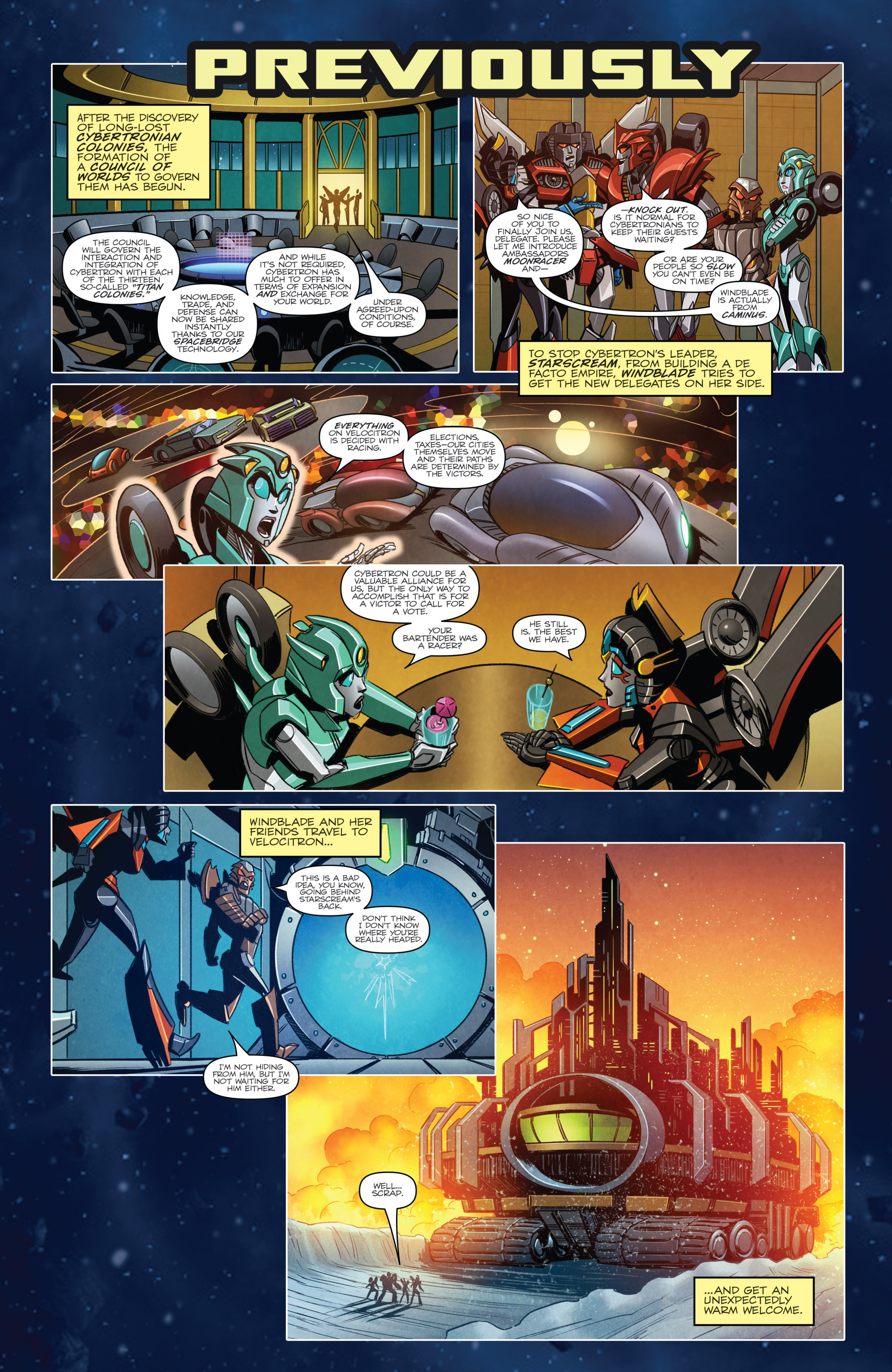 Read online The Transformers: Windblade (2015) comic -  Issue #5 - 5