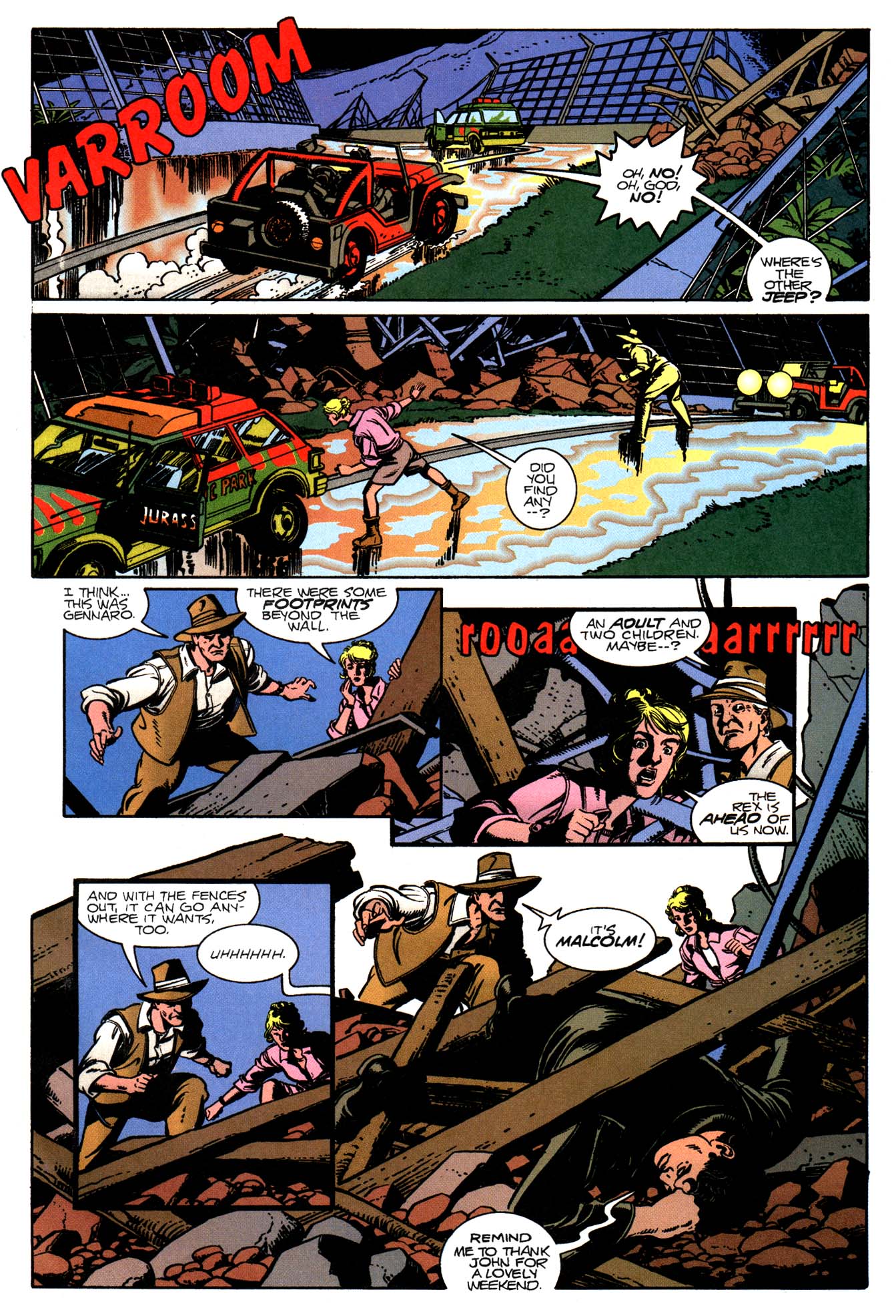 Read online Jurassic Park (1993) comic -  Issue #4 - 9