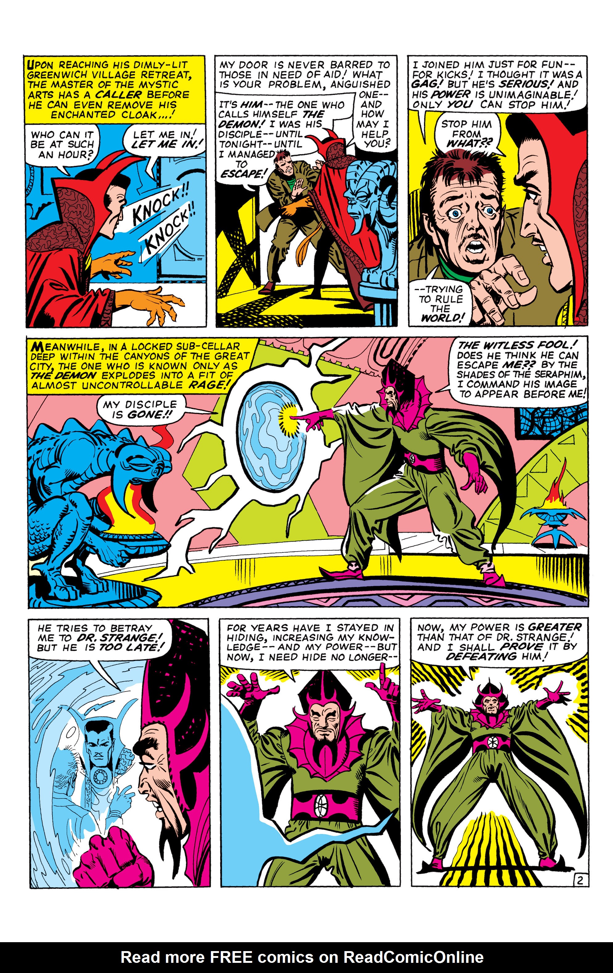 Read online Marvel Masterworks: Doctor Strange comic -  Issue # TPB 1 - 154