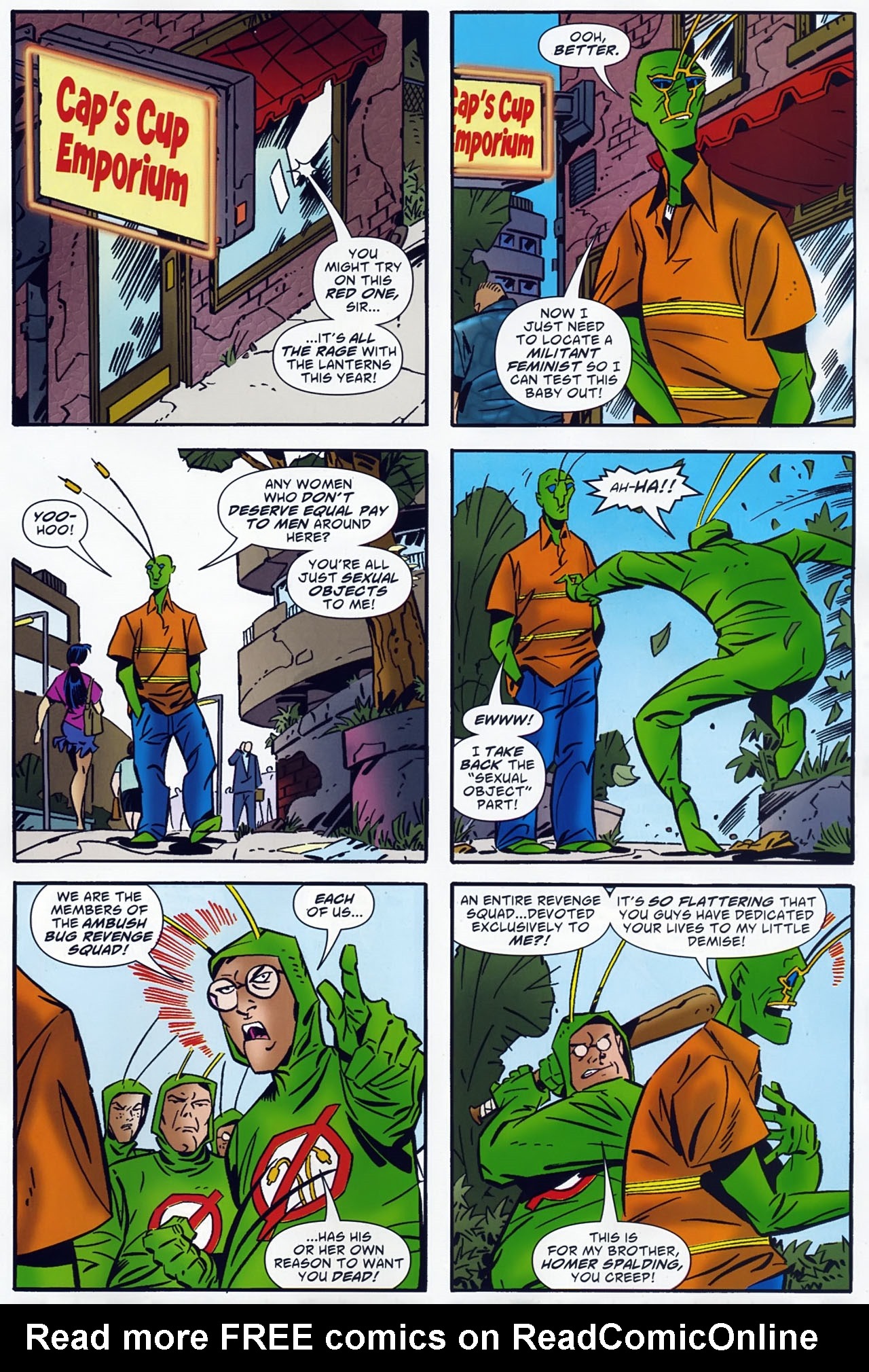 Read online Ambush Bug: Year None comic -  Issue #4 - 21