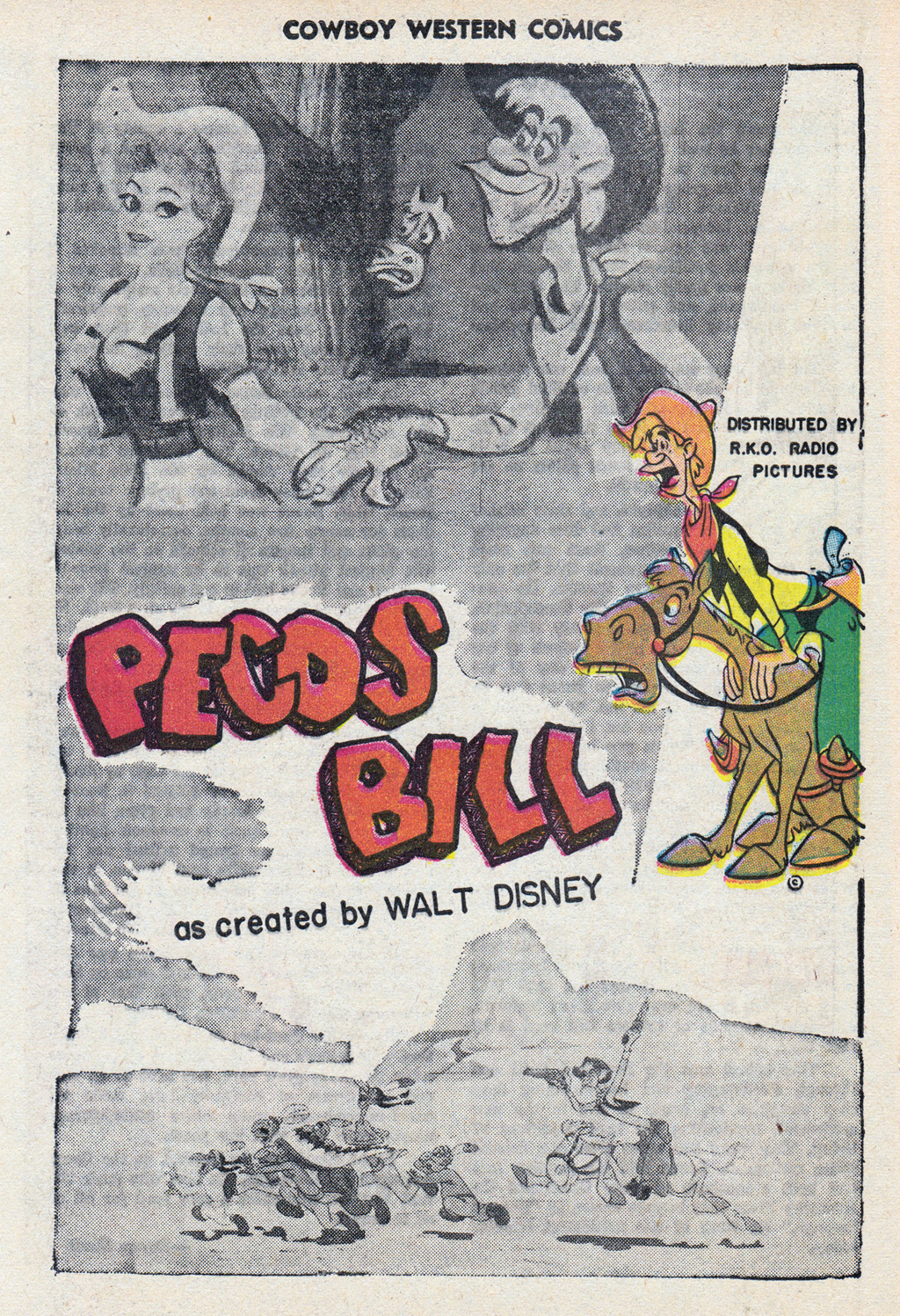 Read online Cowboy Western Comics (1948) comic -  Issue #23 - 22