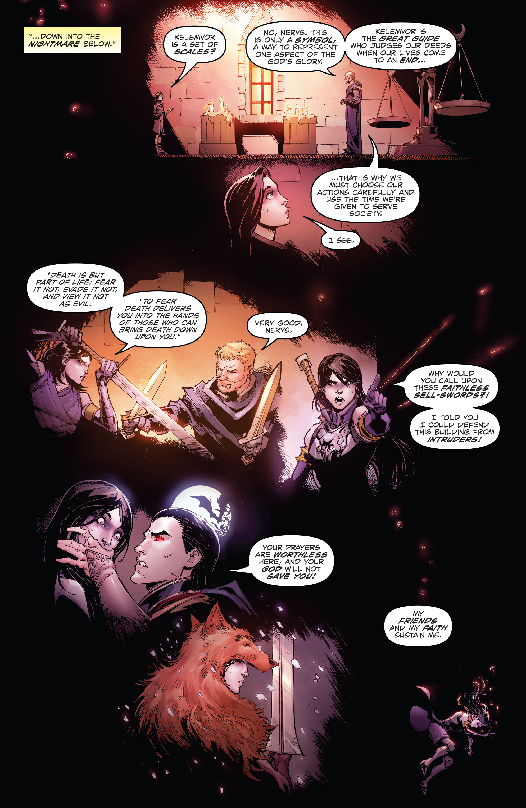 Read online Dungeons & Dragons: Infernal Tides comic -  Issue #4 - 19