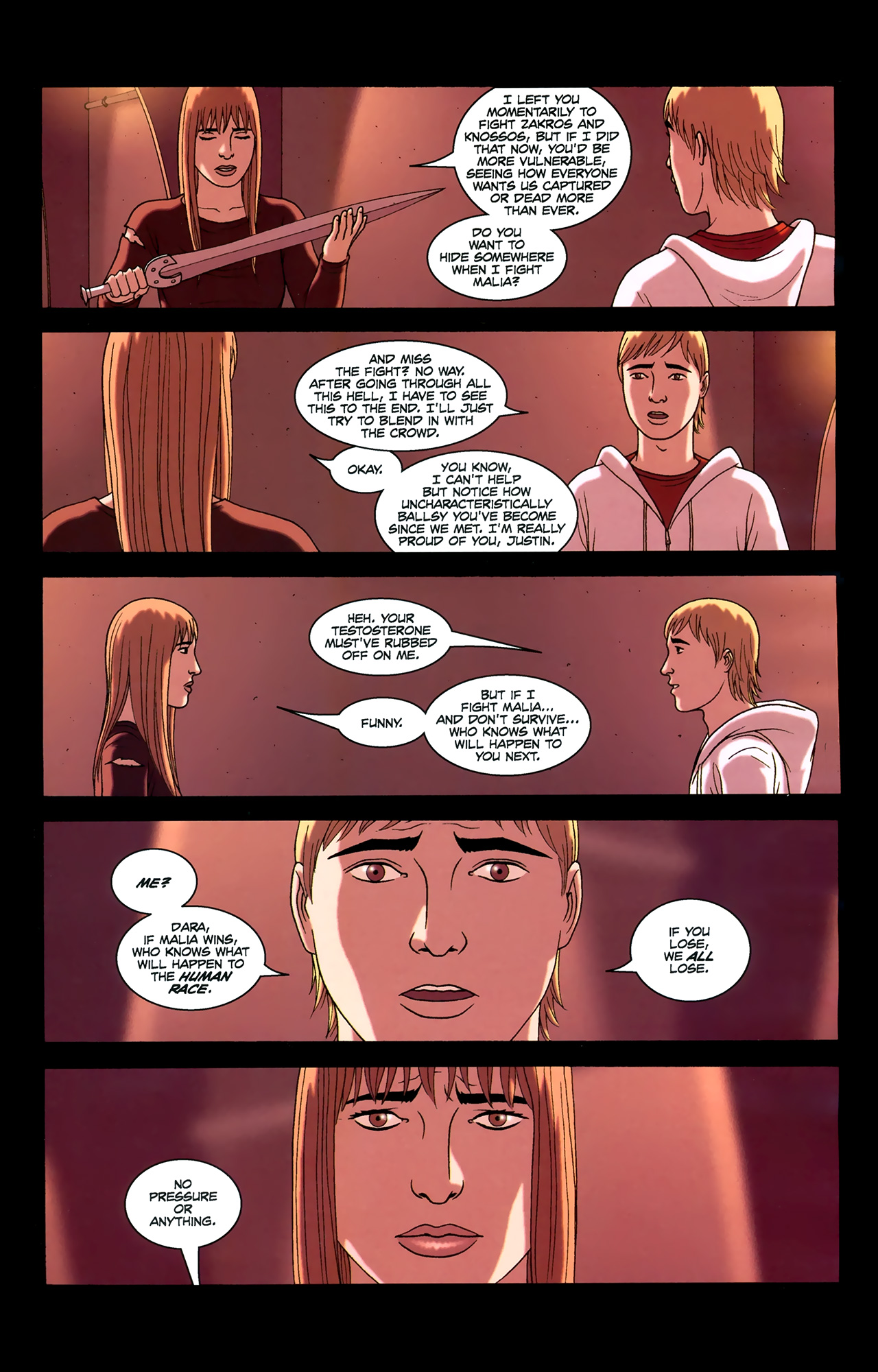 Read online The Sword comic -  Issue #21 - 21