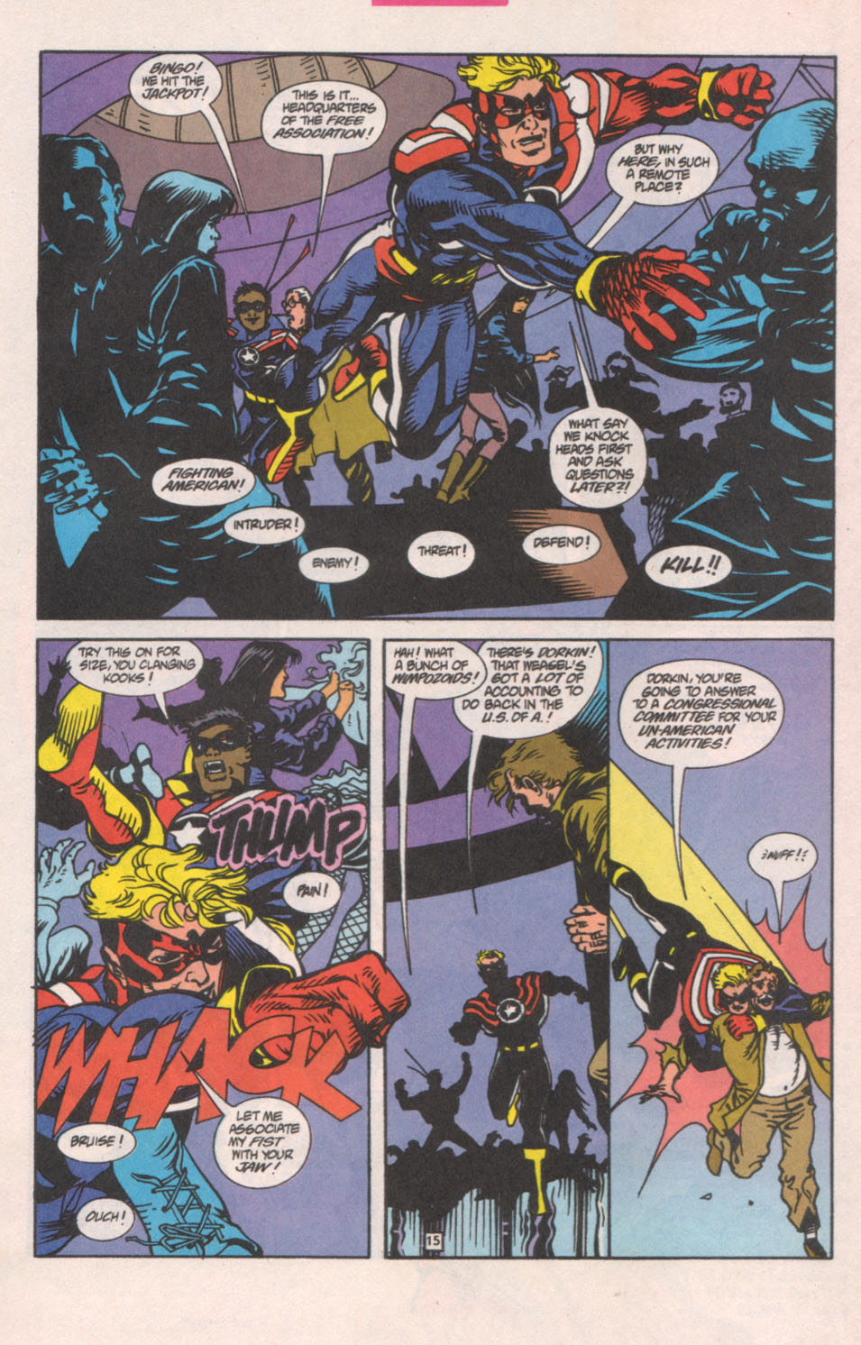 Read online Fighting American (1994) comic -  Issue #6 - 16