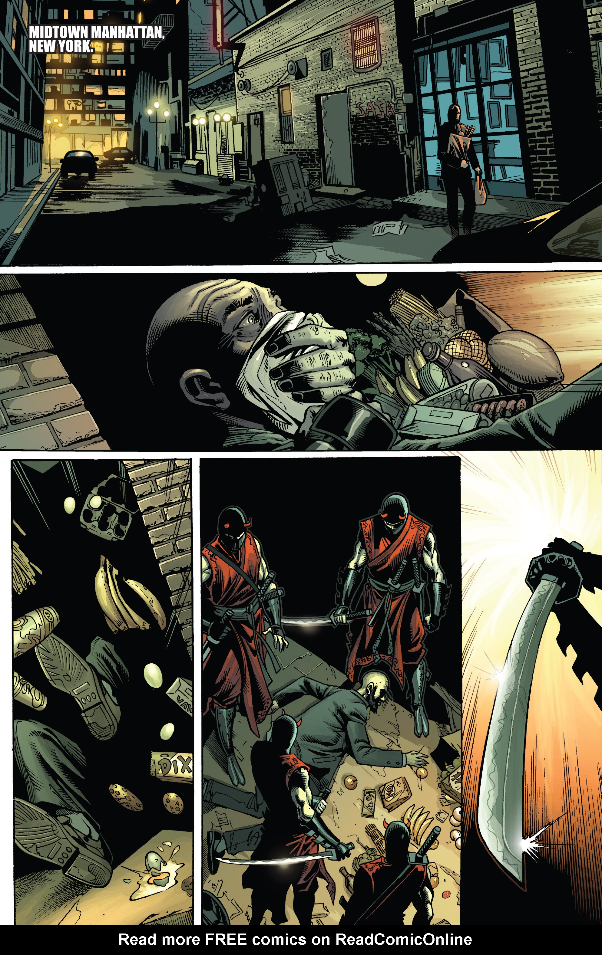 Read online Shadowland: Blood on the Streets comic -  Issue #3 - 3