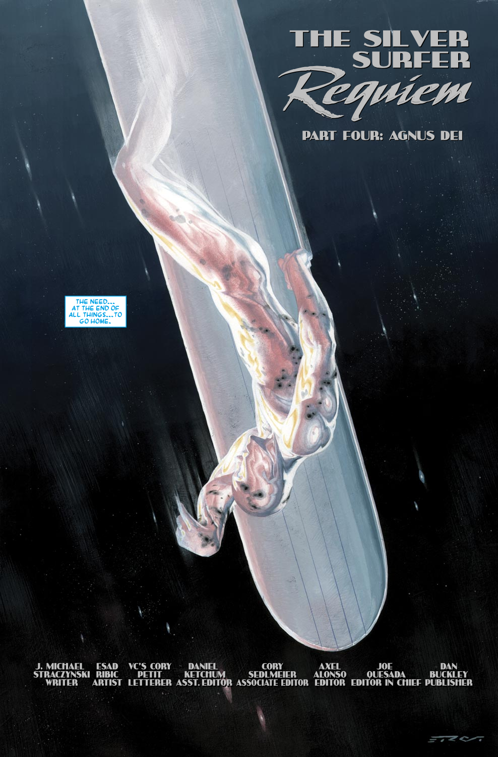 Read online Silver Surfer: Requiem comic -  Issue #4 - 5