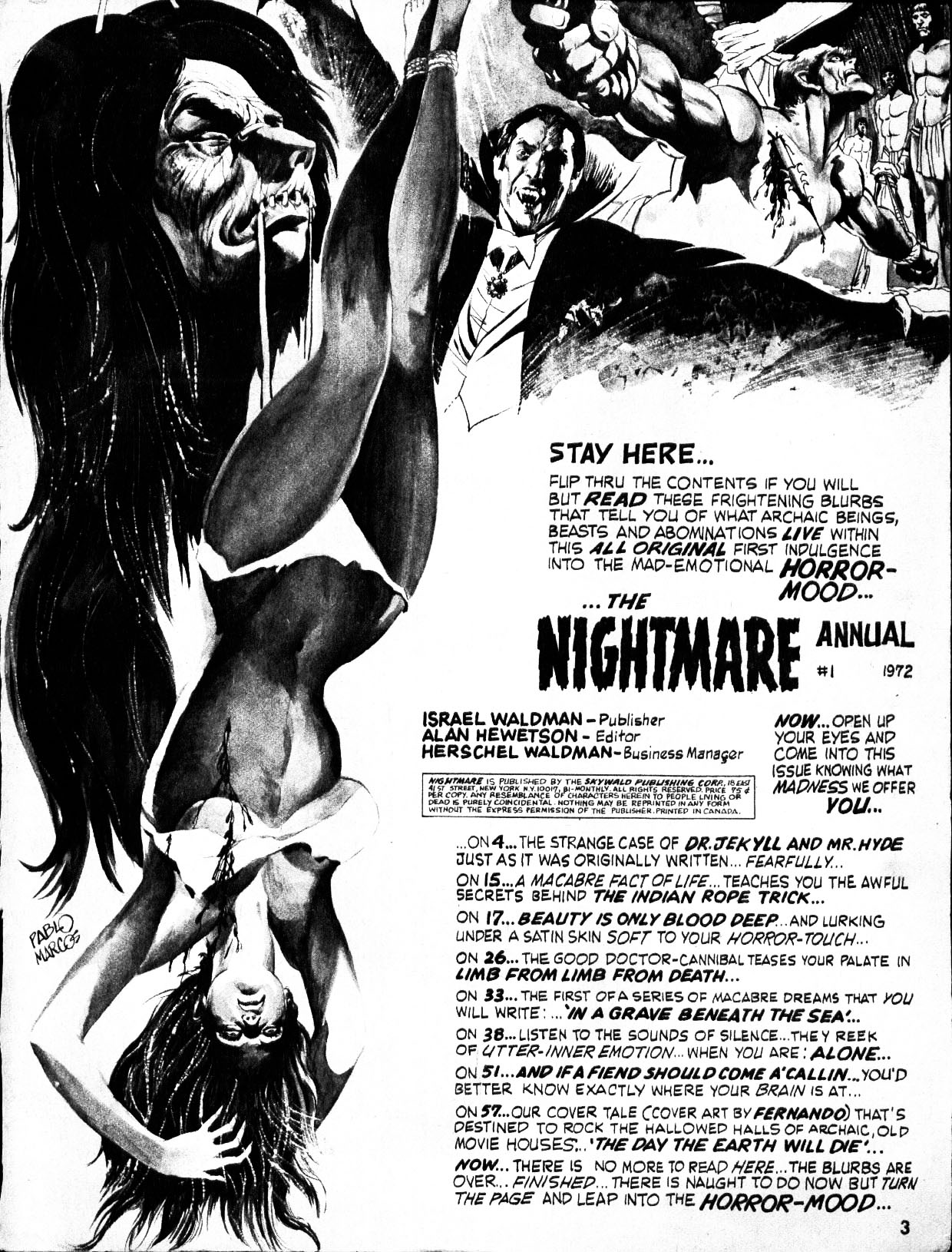 Read online Nightmare (1970) comic -  Issue # _Annual 1 - 3