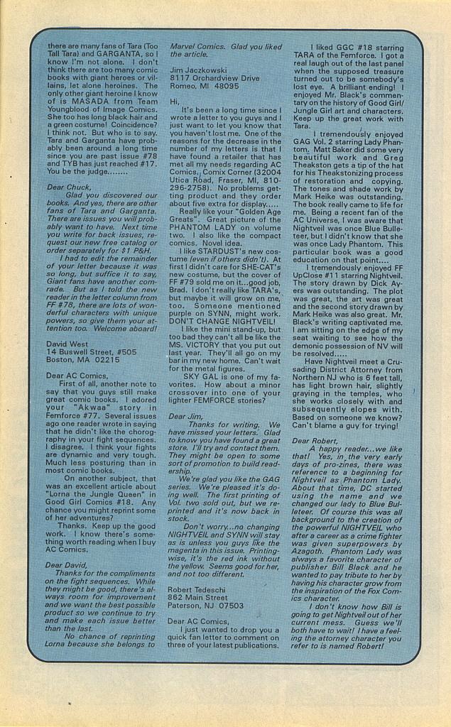 Read online Femforce comic -  Issue #82 - 33