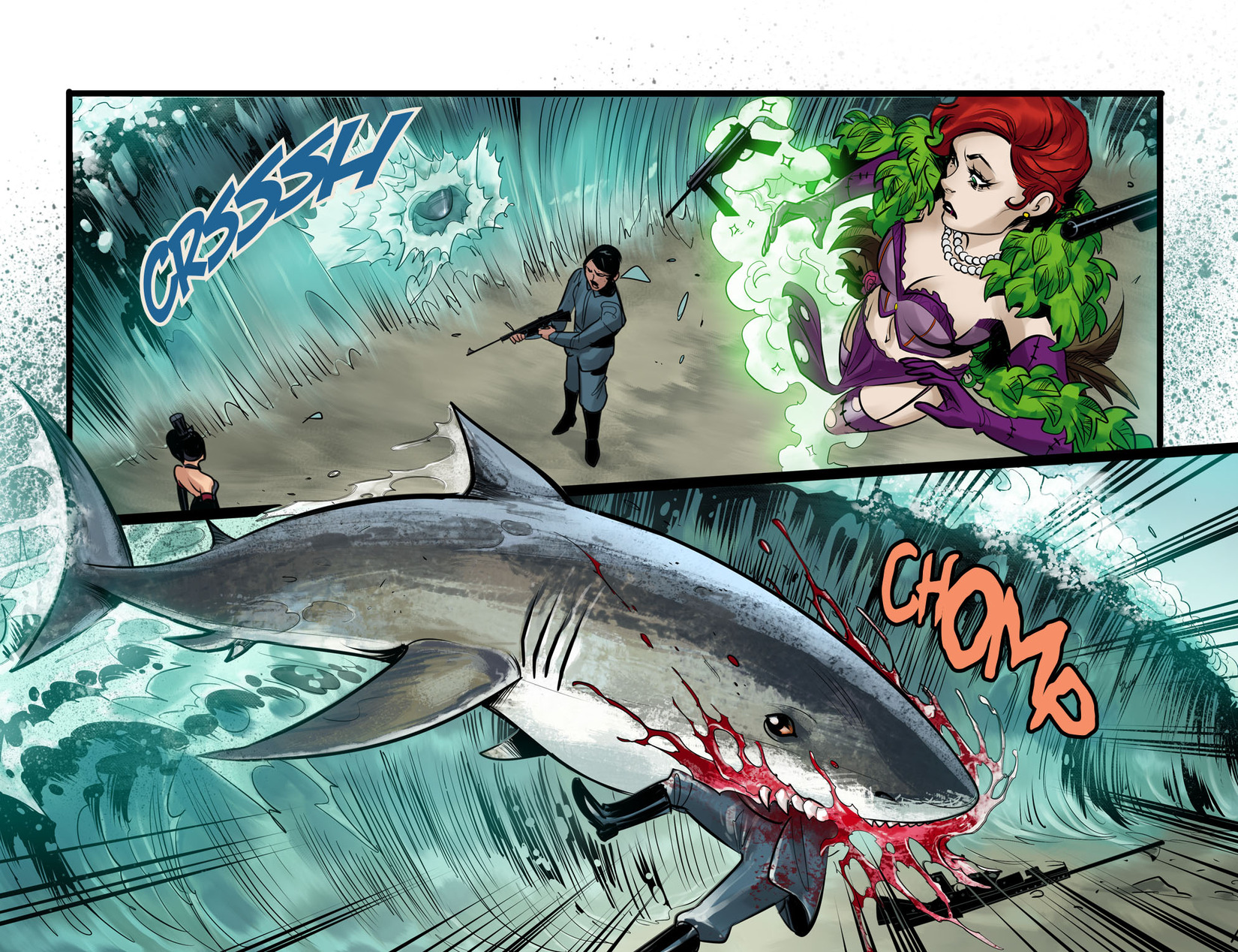 Read online DC Comics: Bombshells comic -  Issue #53 - 17