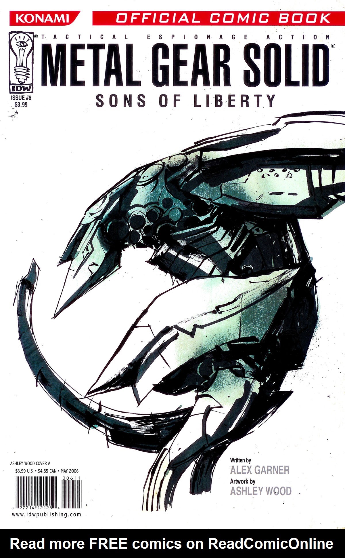 Read online Metal Gear Solid: Sons of Liberty comic -  Issue #6 - 1