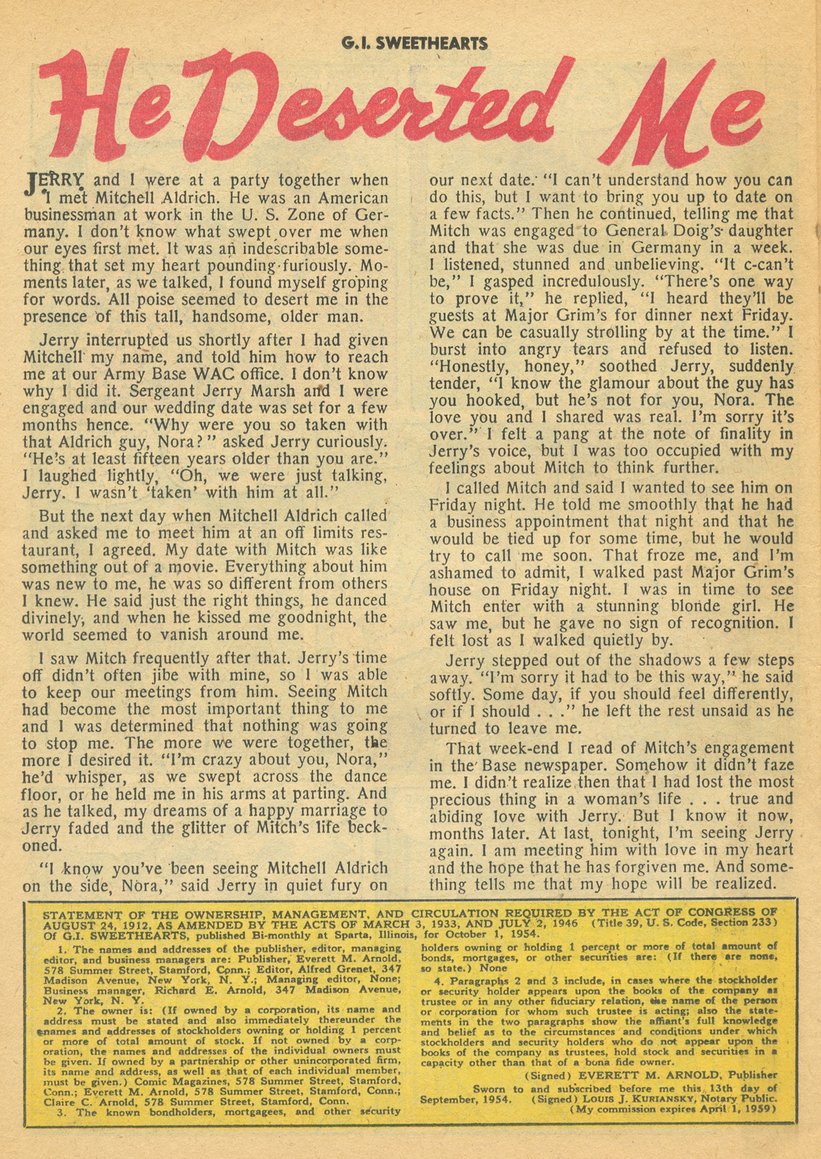 Read online G.I. Sweethearts comic -  Issue #45 - 26