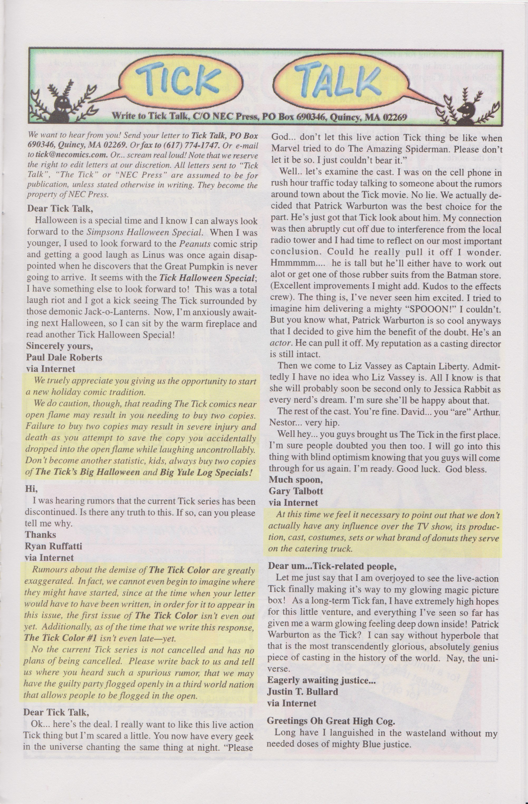 Read online The Tick Color comic -  Issue #1 - 27