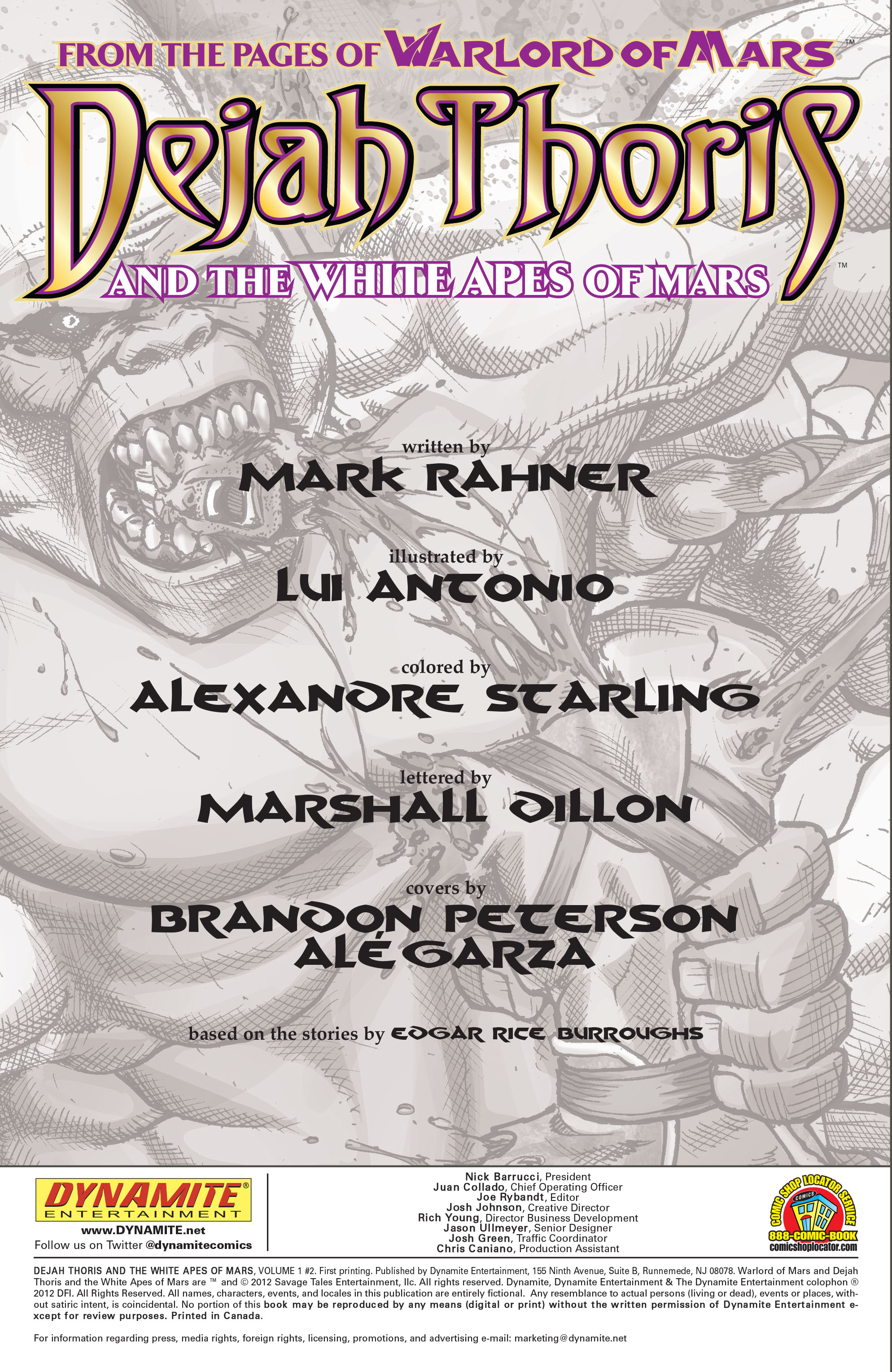 Read online Dejah Thoris and the White Apes of Mars comic -  Issue #2 - 3