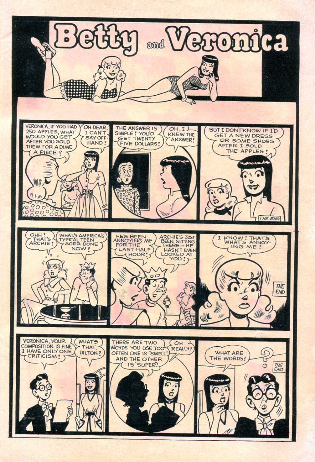Read online Archie's Joke Book Magazine comic -  Issue #1 - 35
