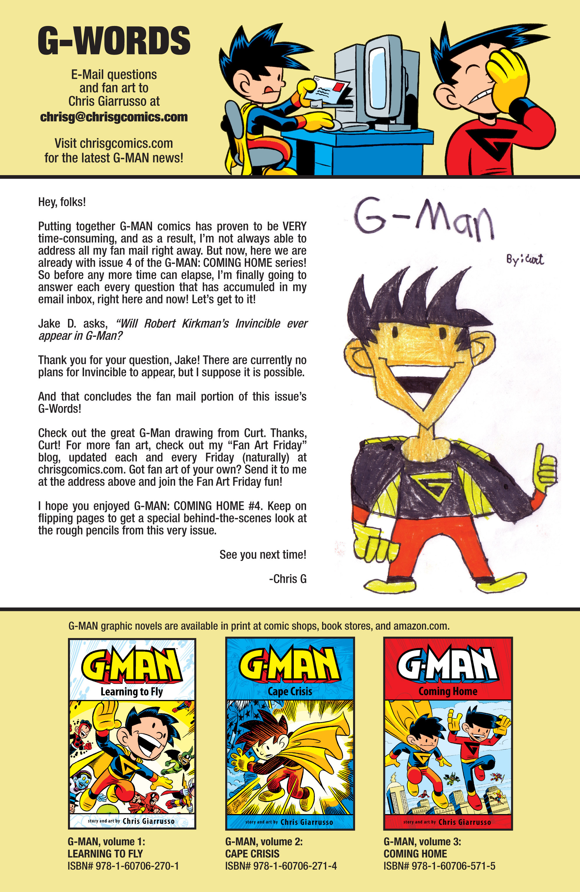 G-Man Volume 1: Learning To Fly (G-man, by Giarrusso, Chris