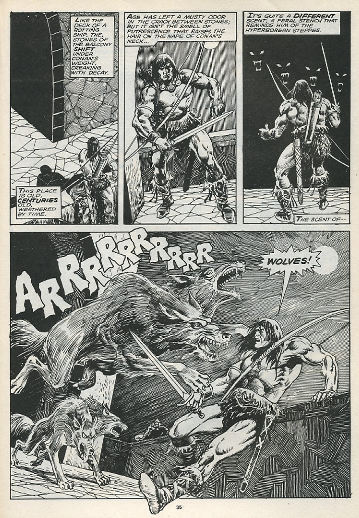 Read online The Savage Sword Of Conan comic -  Issue #174 - 37