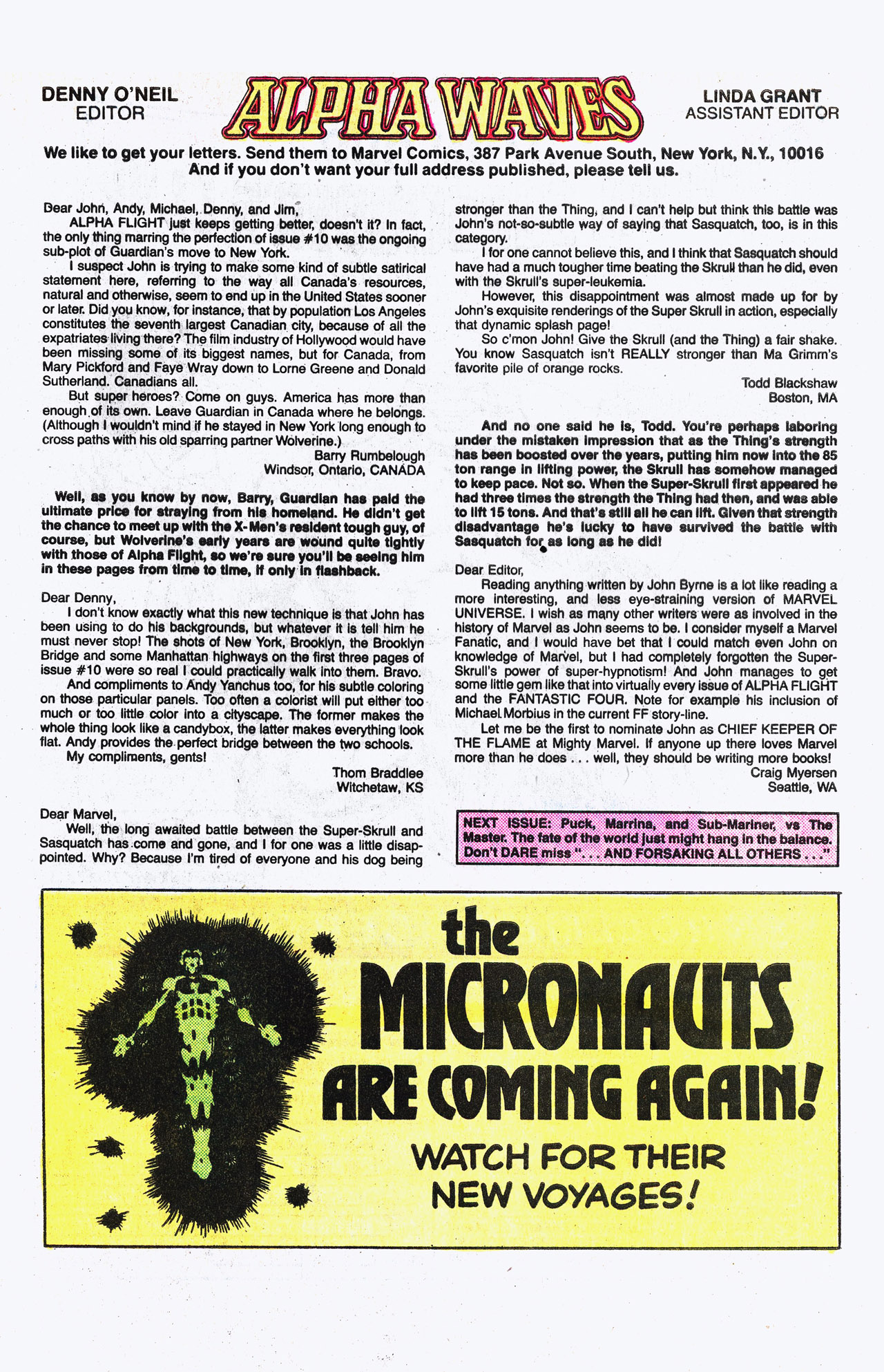 Read online Alpha Flight (1983) comic -  Issue #15 - 25
