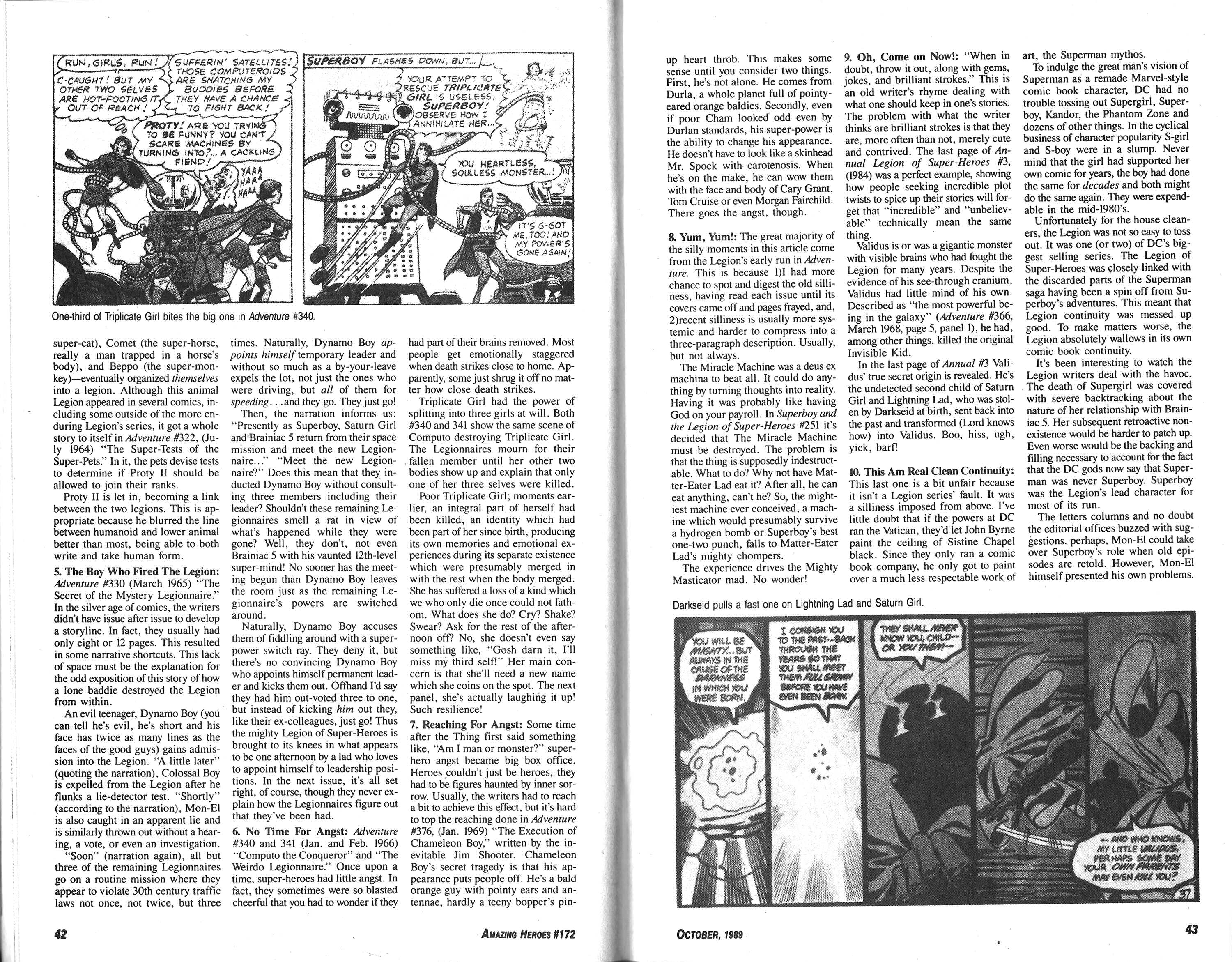 Read online Amazing Heroes comic -  Issue #172 - 22