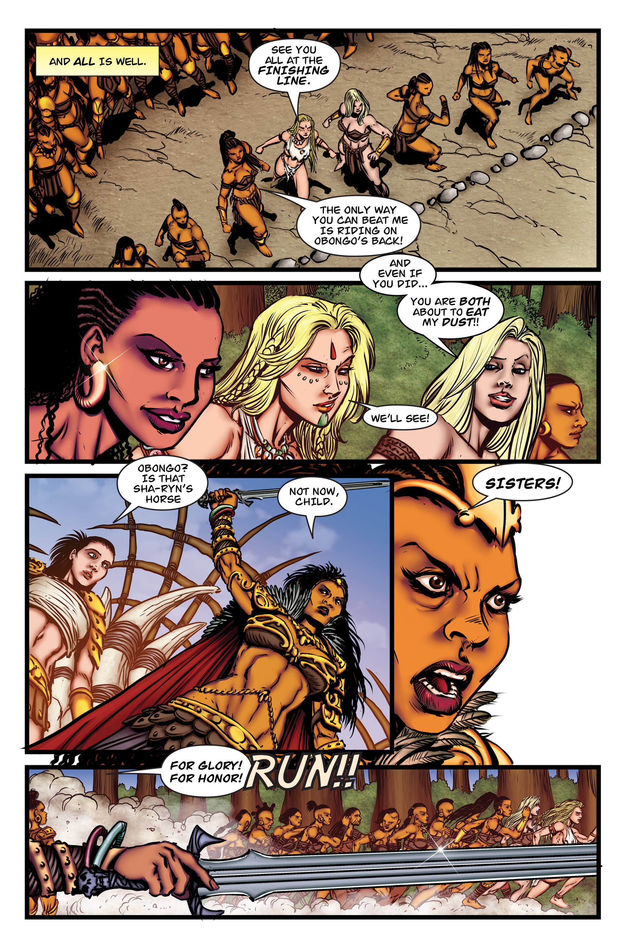 Read online Arhian: Head Huntress comic -  Issue #5 - 17