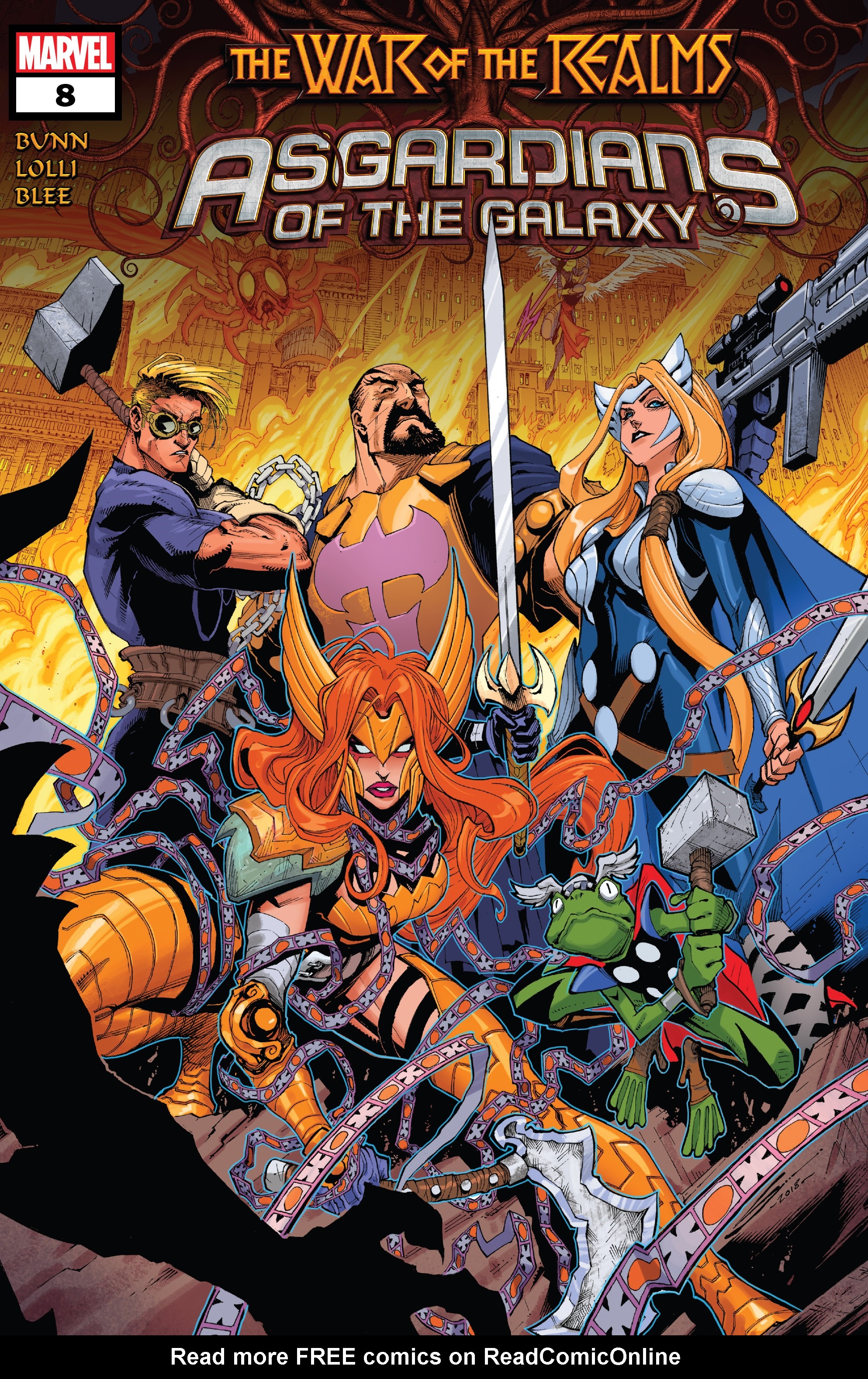 Read online Asgardians of the Galaxy comic -  Issue #8 - 1