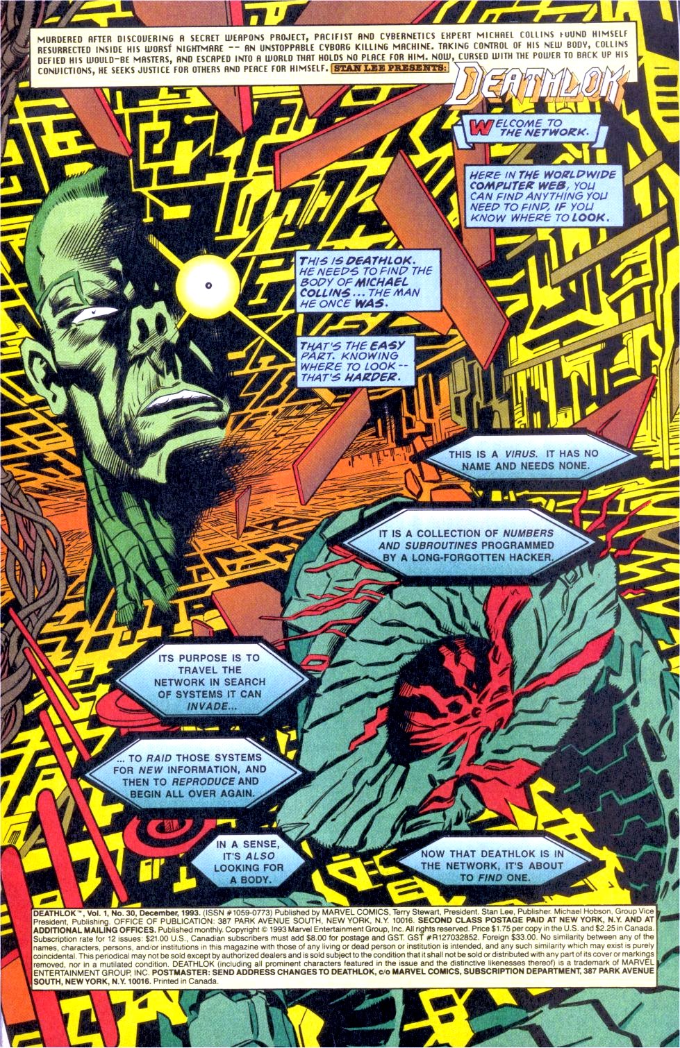 Read online Deathlok (1991) comic -  Issue #30 - 2