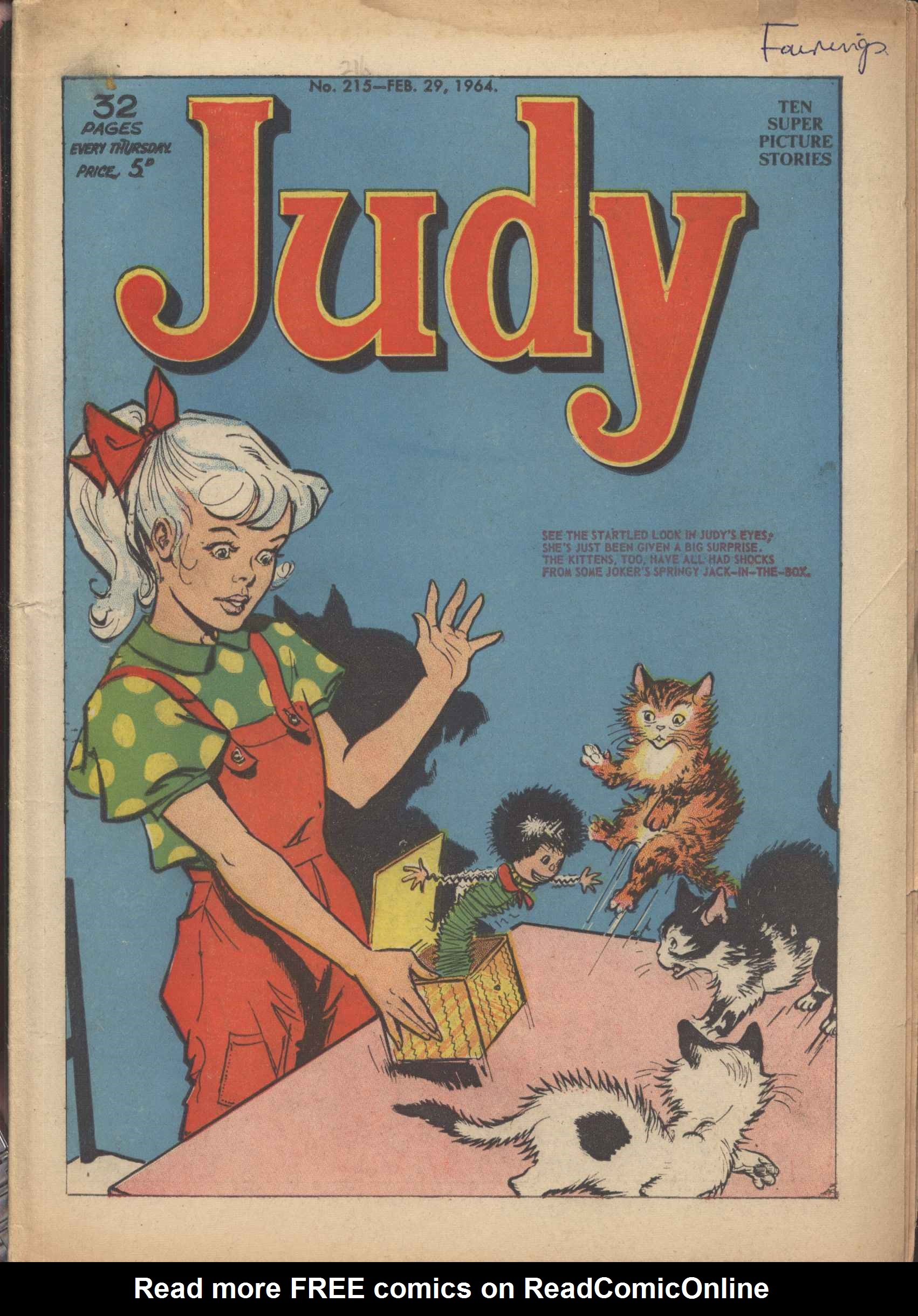 Read online Judy comic -  Issue #216 - 1