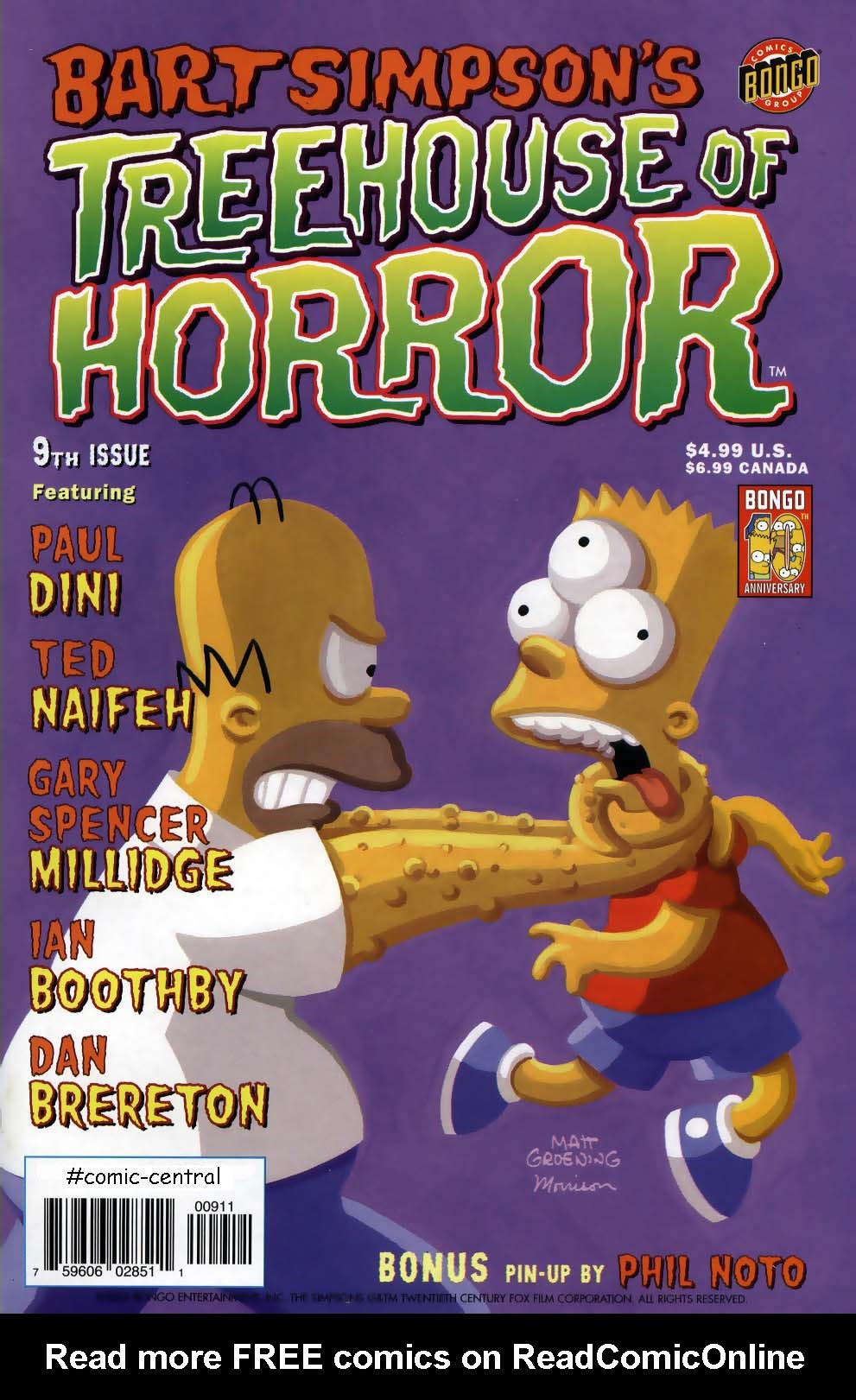 Read online Treehouse of Horror comic -  Issue #9 - 1