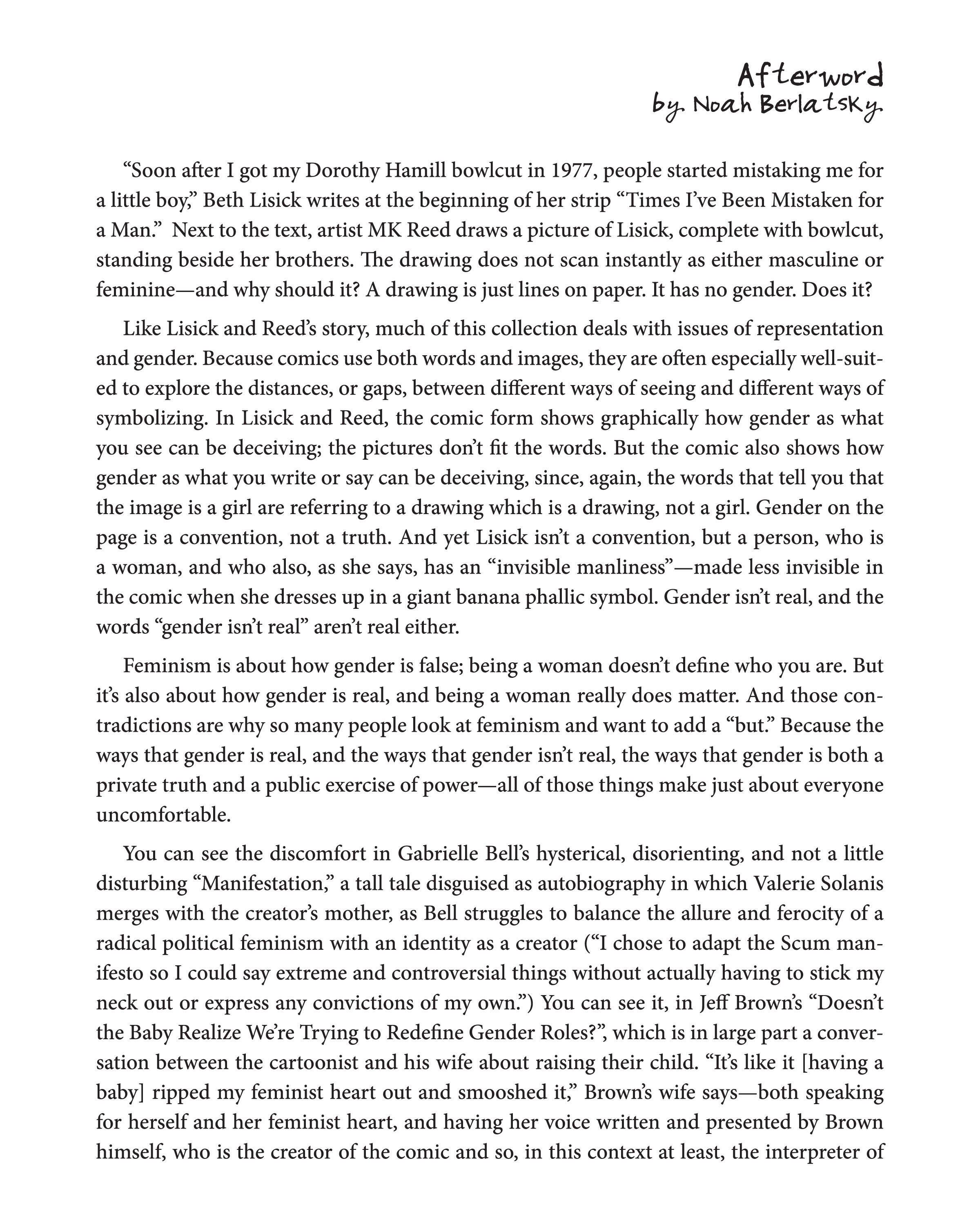 Read online The Big Feminist BUT: Comics About Women comic -  Issue # TPB (Part 2) - 97