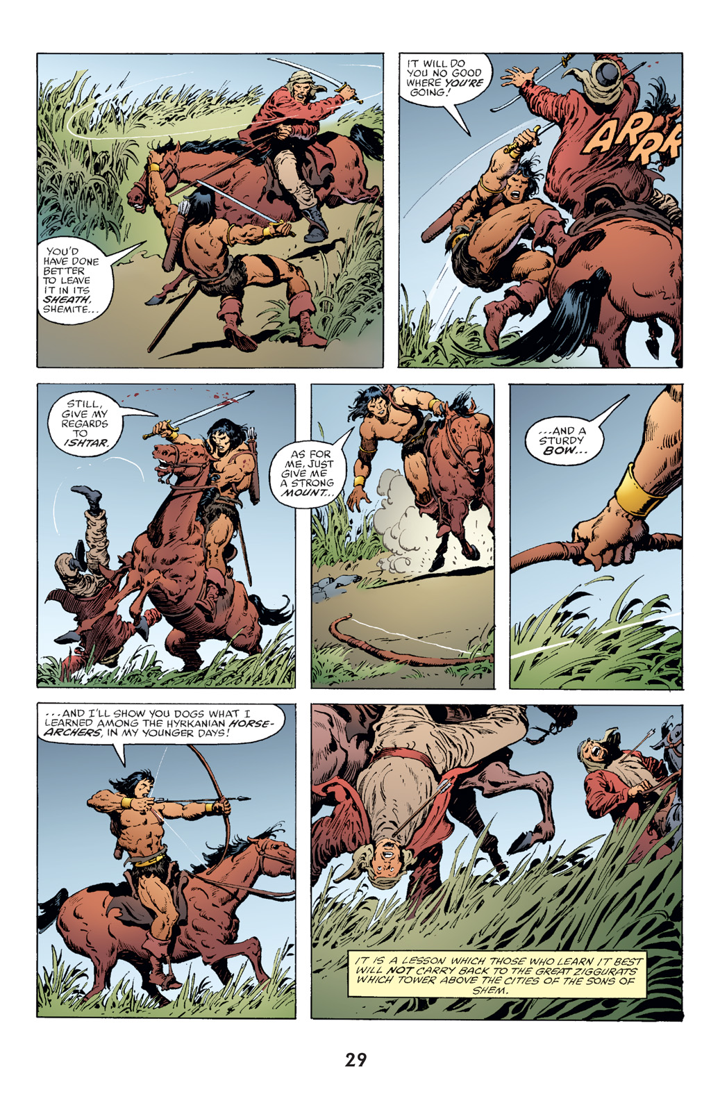 Read online The Chronicles of Conan comic -  Issue # TPB 14 (Part 1) - 29