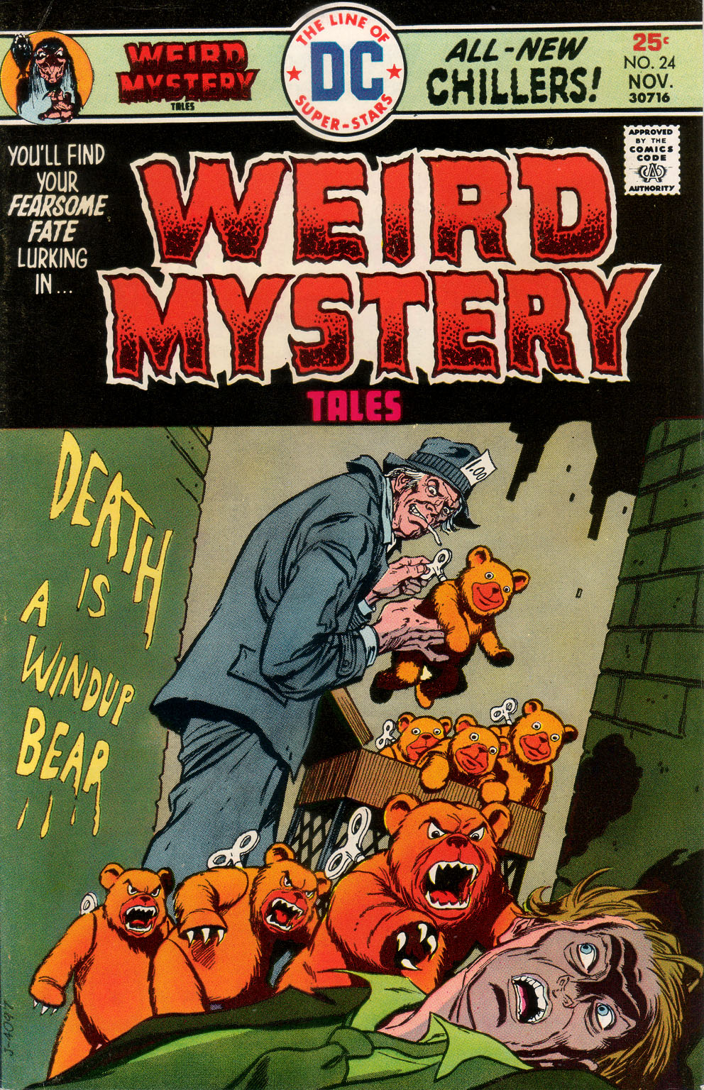 Read online Weird Mystery Tales comic -  Issue #24 - 1