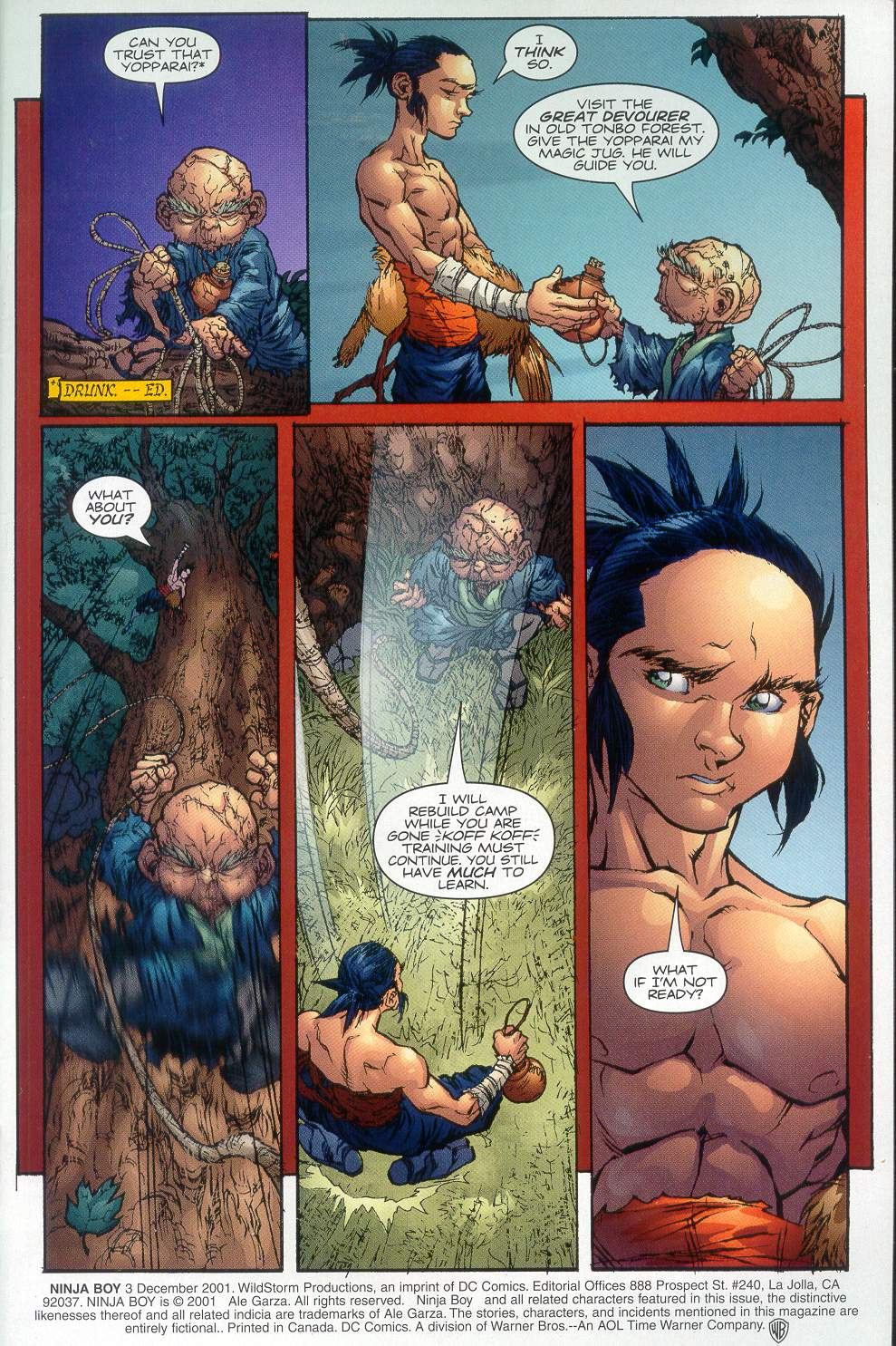 Read online Ninja Boy comic -  Issue #3 - 4