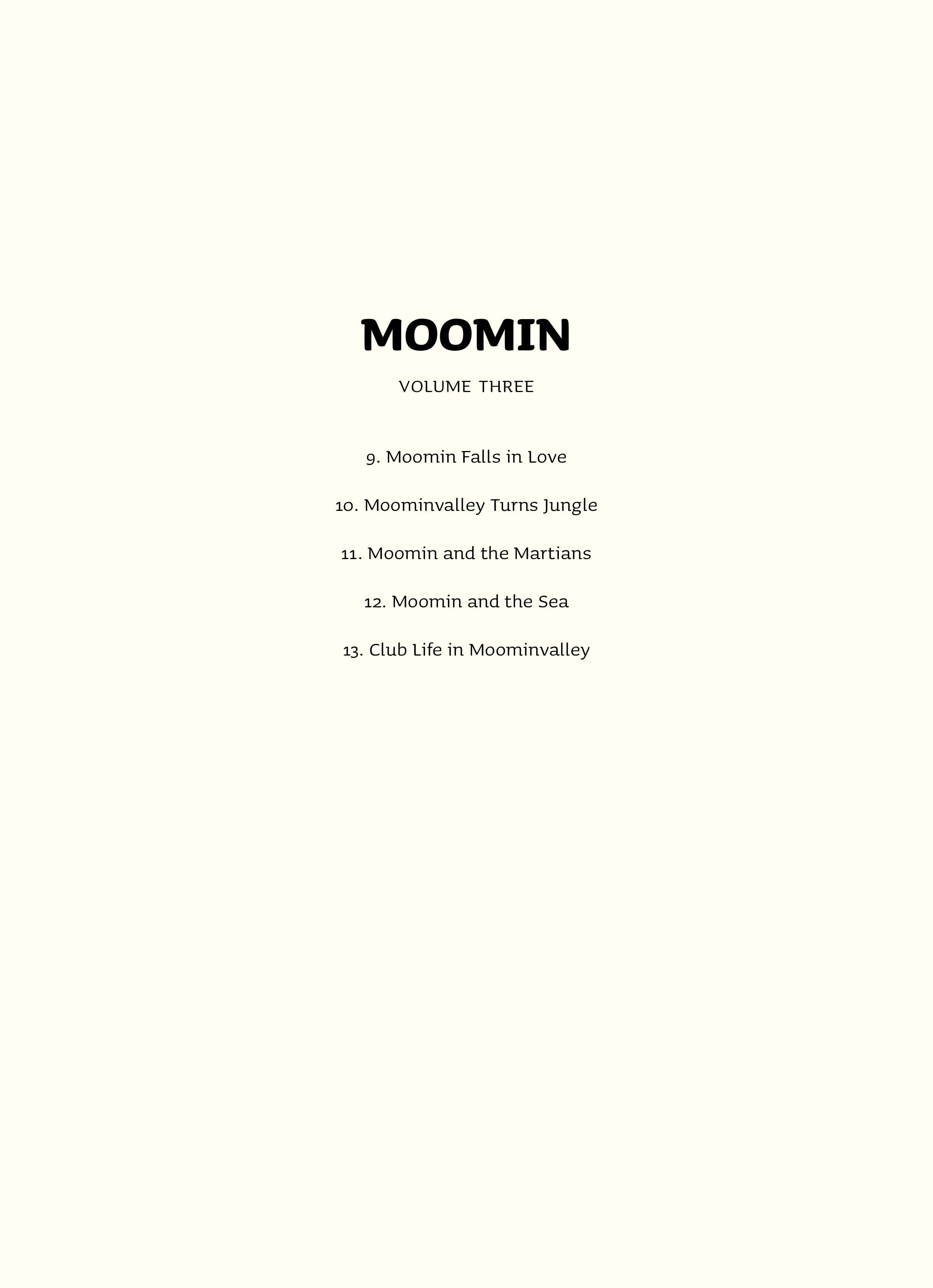 Read online Moomin: The Complete Tove Jansson Comic Strip comic -  Issue # TPB 3 - 5