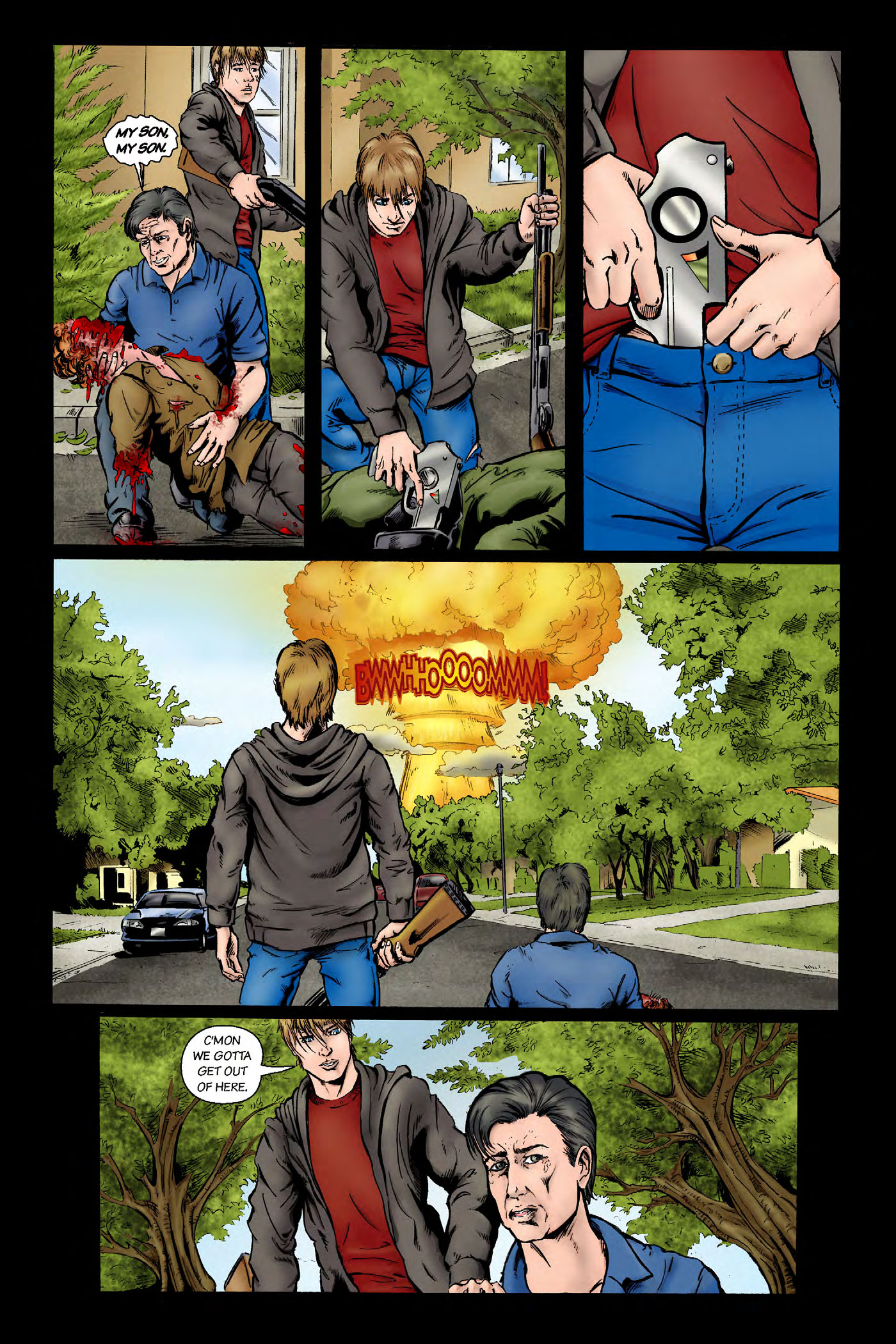 Read online Nazi Werewolves from Outer Space comic -  Issue #1 - 17