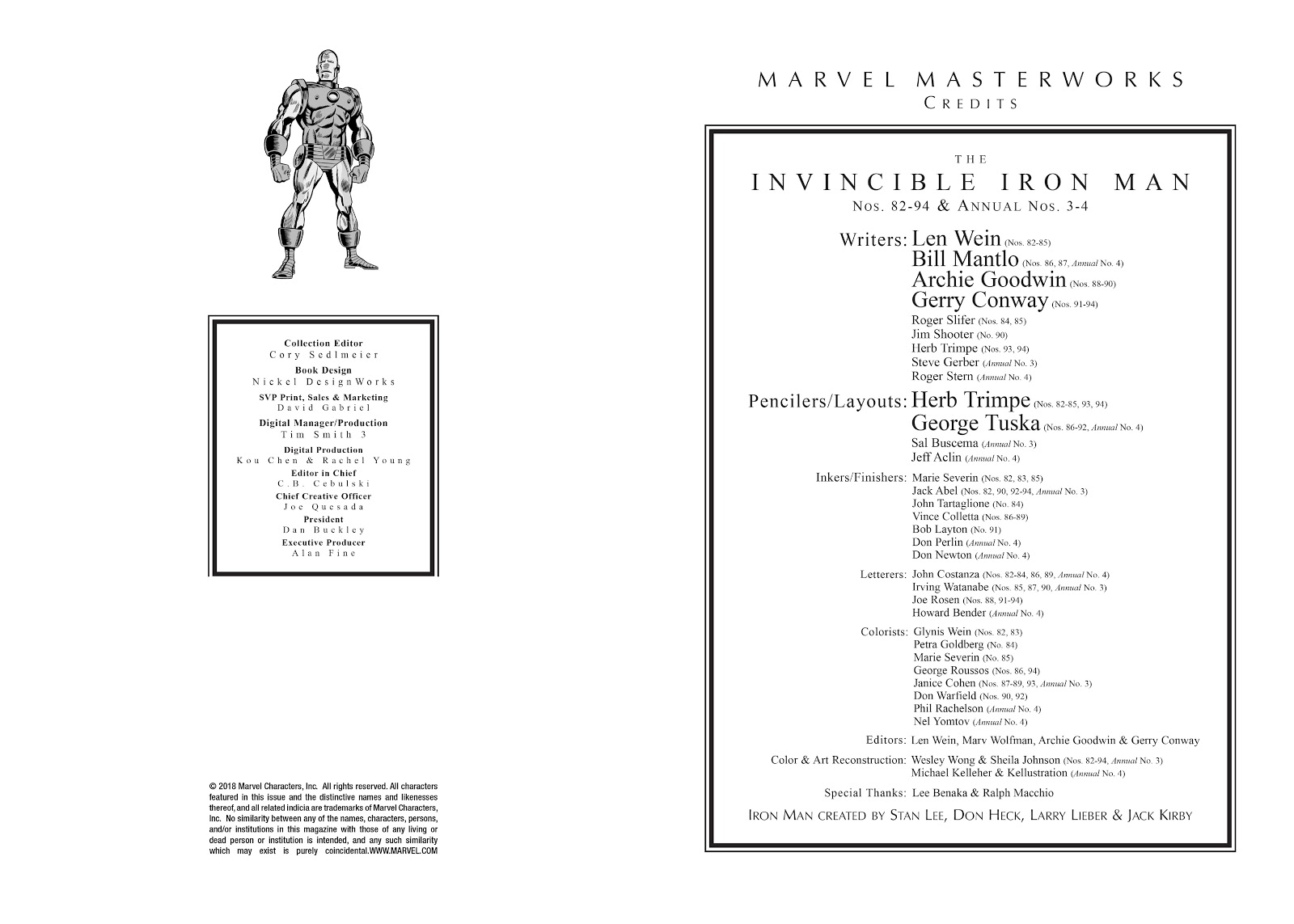 Marvel Masterworks: The Invincible Iron Man issue TPB 11 (Part 1) - Page 3