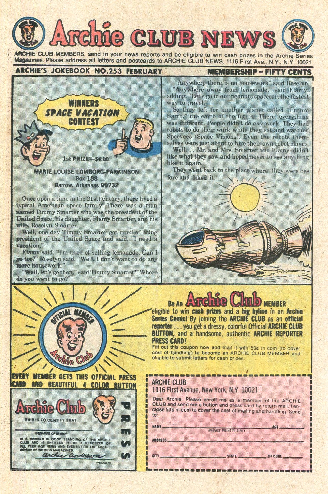 Read online Archie's Joke Book Magazine comic -  Issue #253 - 26